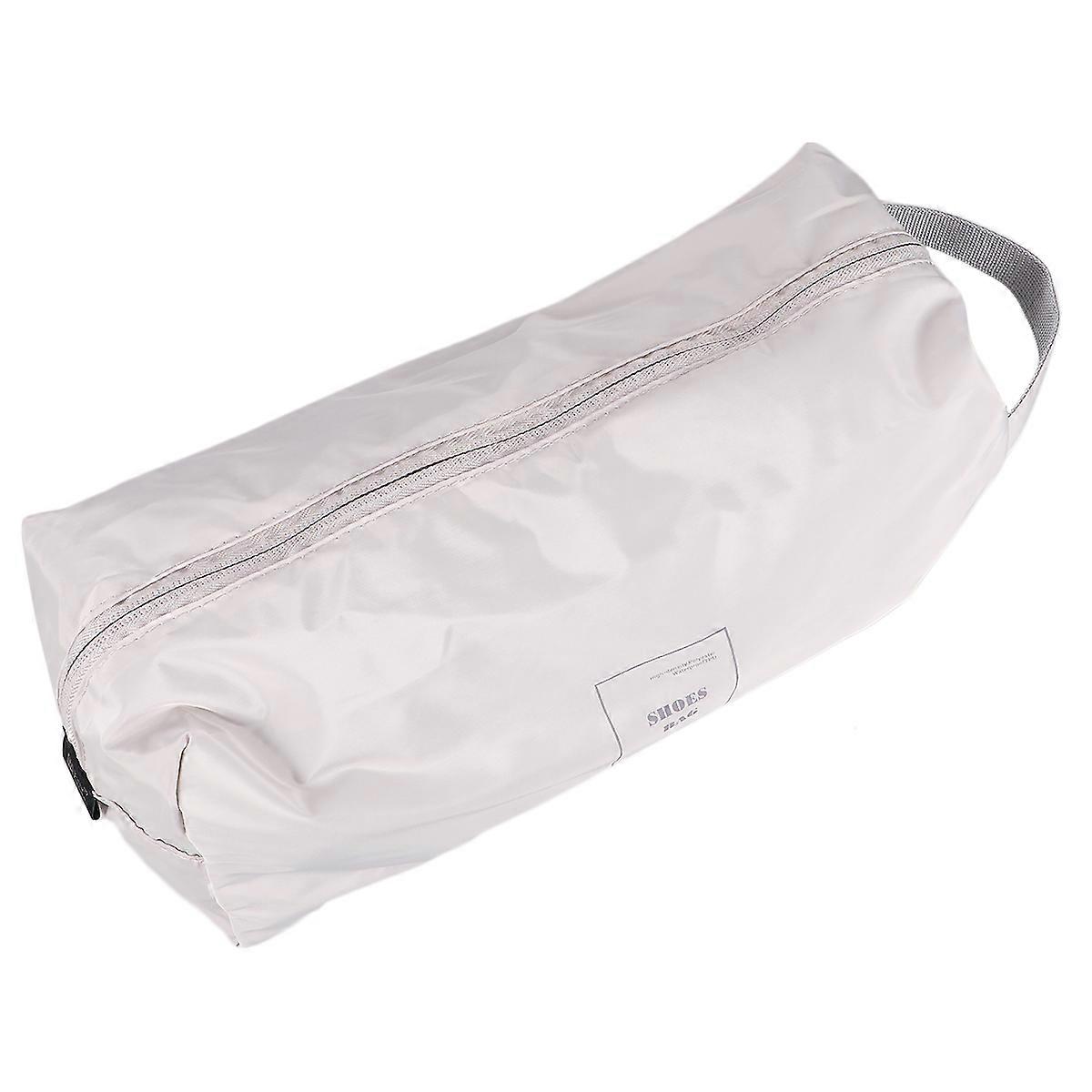 Portable Shoe Bag Rectangular Khaki 44x20x13cm Dustproof for Travel 1Pack