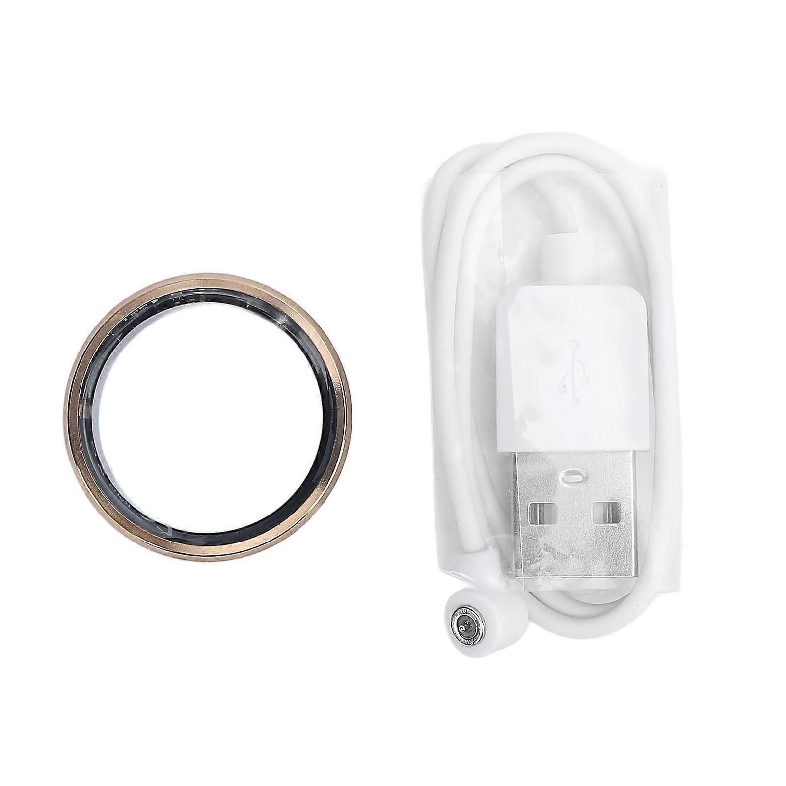 Smart Ring BT5.0: Rechargeable Fitness Tracker & Remote Photo Control for Android