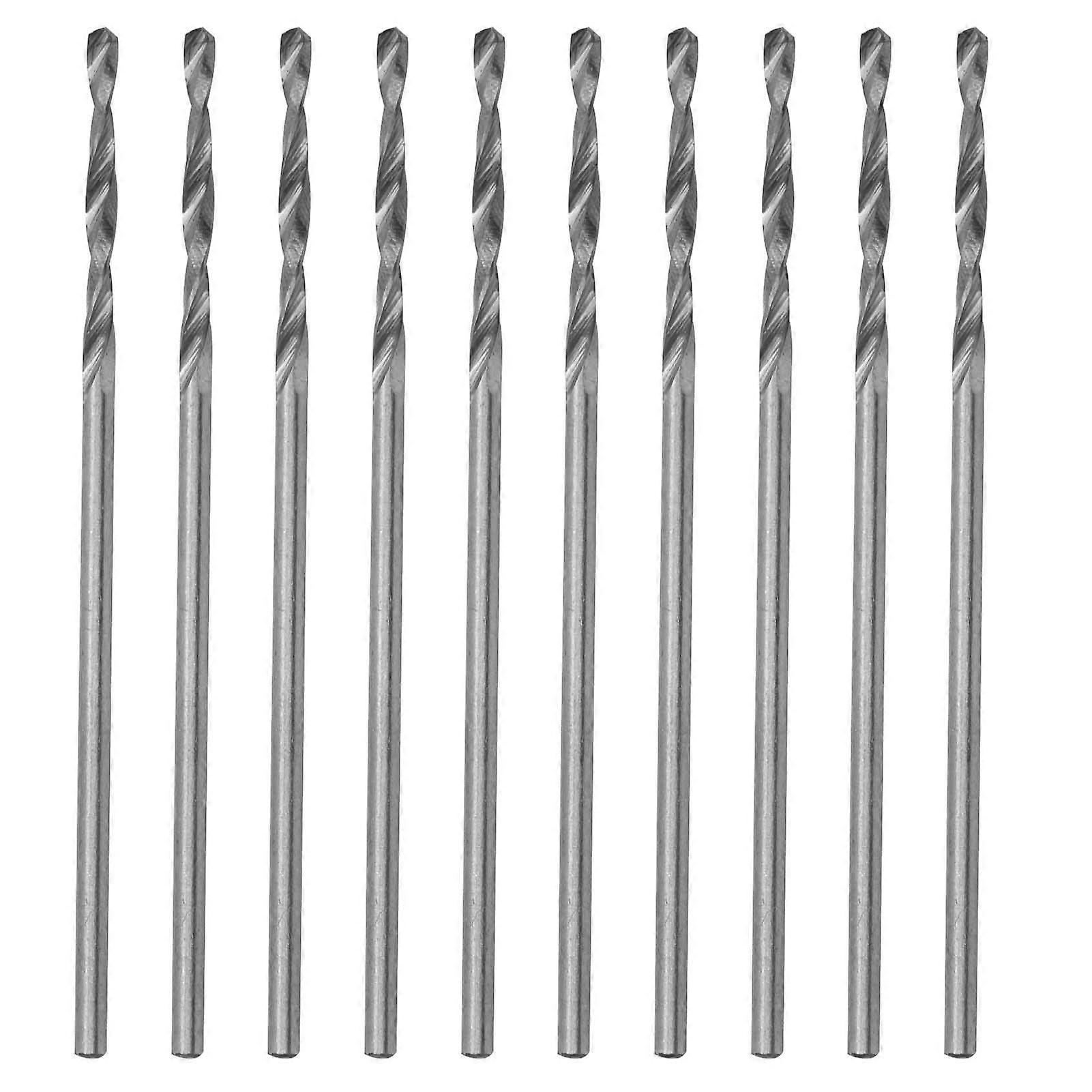 1.4 mm High-Speed Steel Drill Bits Set of 10 for Precision Bead Stamping, Durable Storage Box for Jewelry Making and DIY Projects