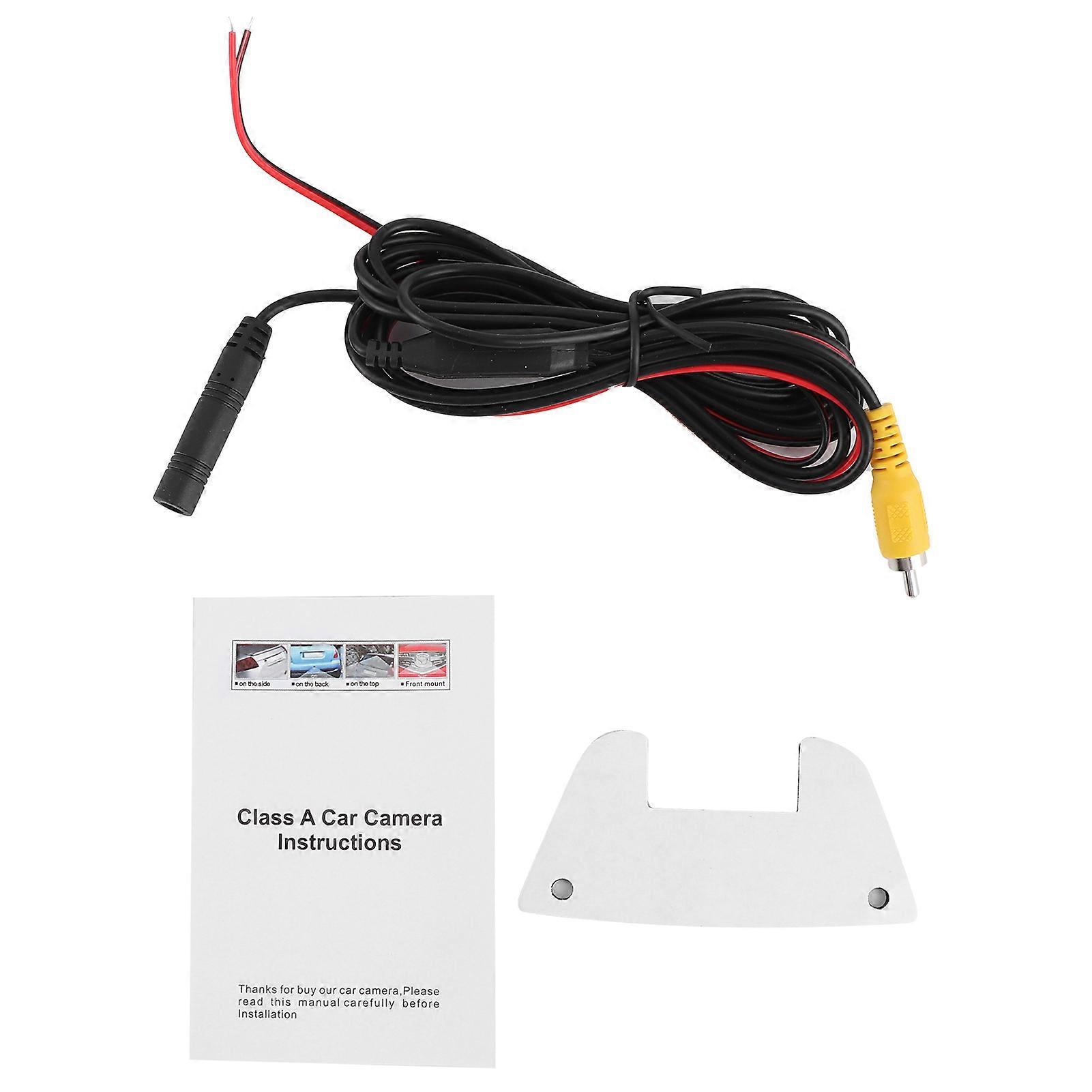 CCD Front View Camera Car Grill Embedded IP68 Waterproof High Resolution Fit for A6L 2018