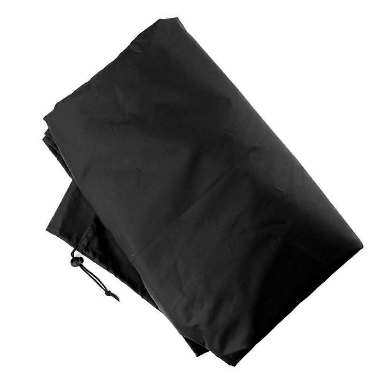 1 x Heater Cover Patio Heater Electric Outdoor Heating Gas Heater Outdoor Swimming Pool Air Fence Clear Tarpaulin Bistro Heat Black Oxford Fabric