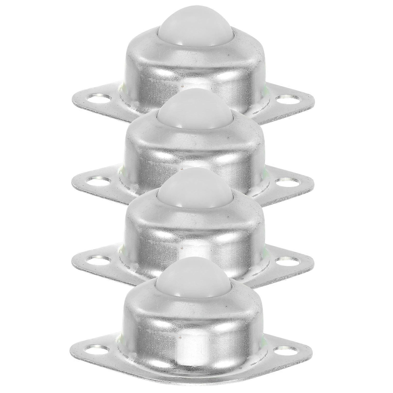 Castors For Furniture Nylon Caster Ball Rollers Smooth Rolling 360 Degree Rotation Indoor Use 4Pcs