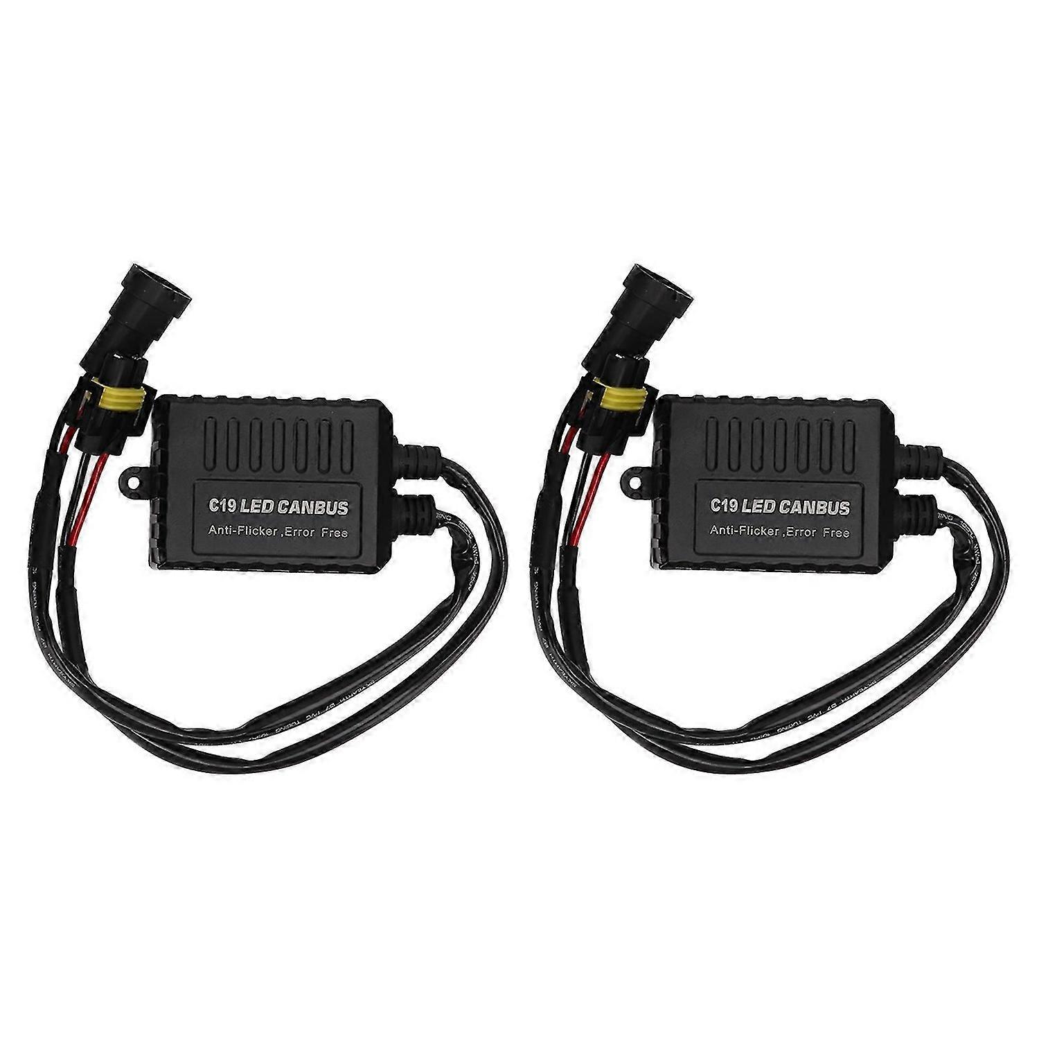 2pcs LED Decoder Reliable Durable Stable Compact Portable Convenient Practical Light Decoding Equipment