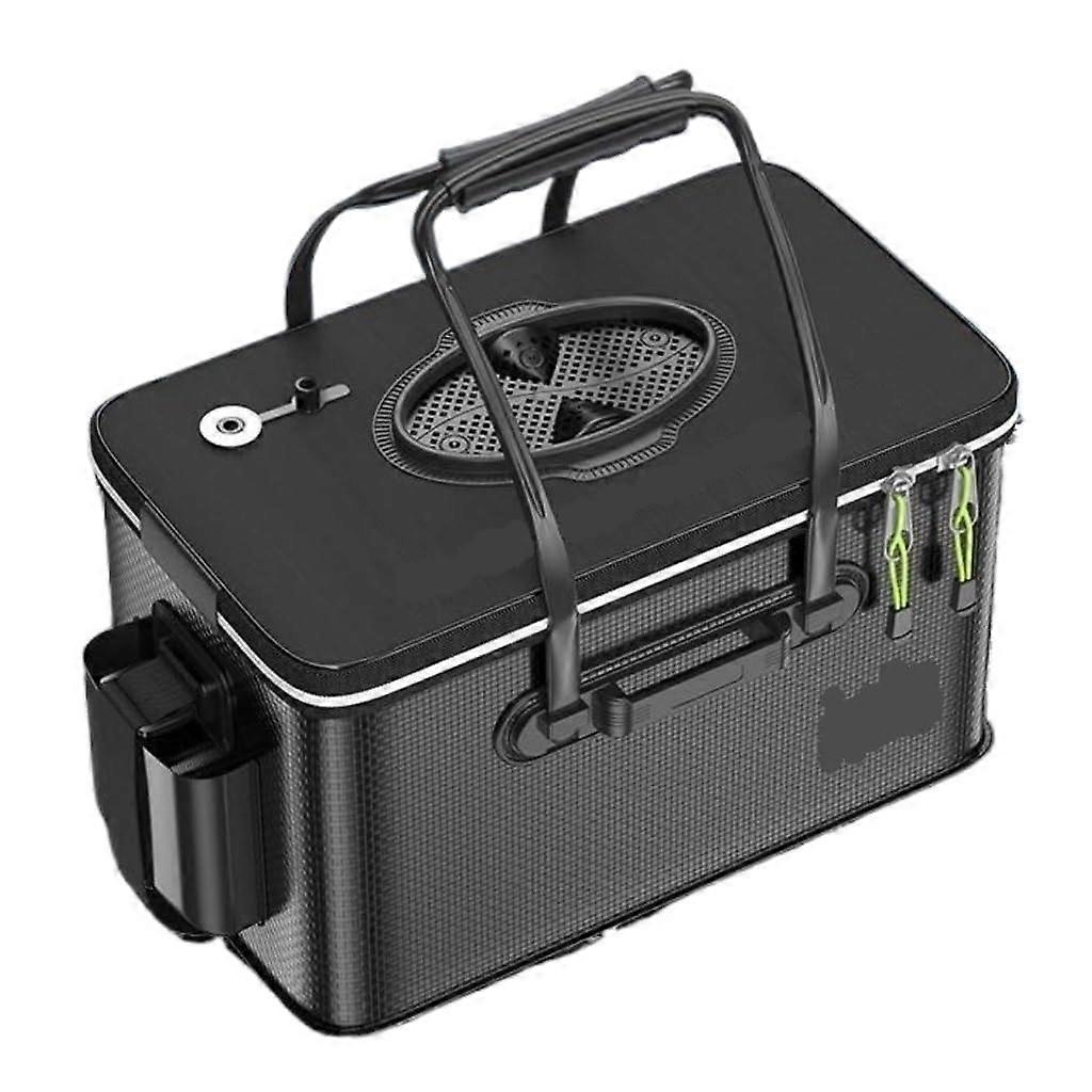 Light fishing box, fish protection bucket, fishing, integrated, foldable, thickened, multifunctional storage box