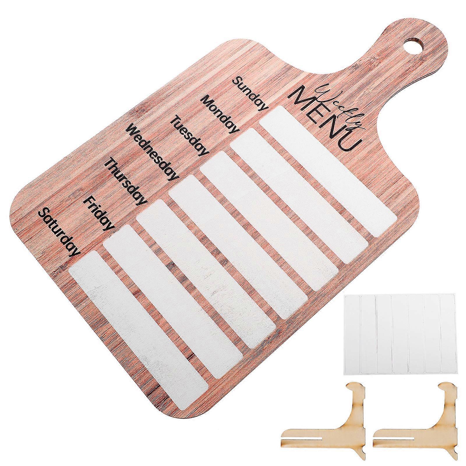 Magnetic Fridge Notepad Rectangular Menu Board Home Use Assorted Color Organization 33.00X19.50X1.00CM