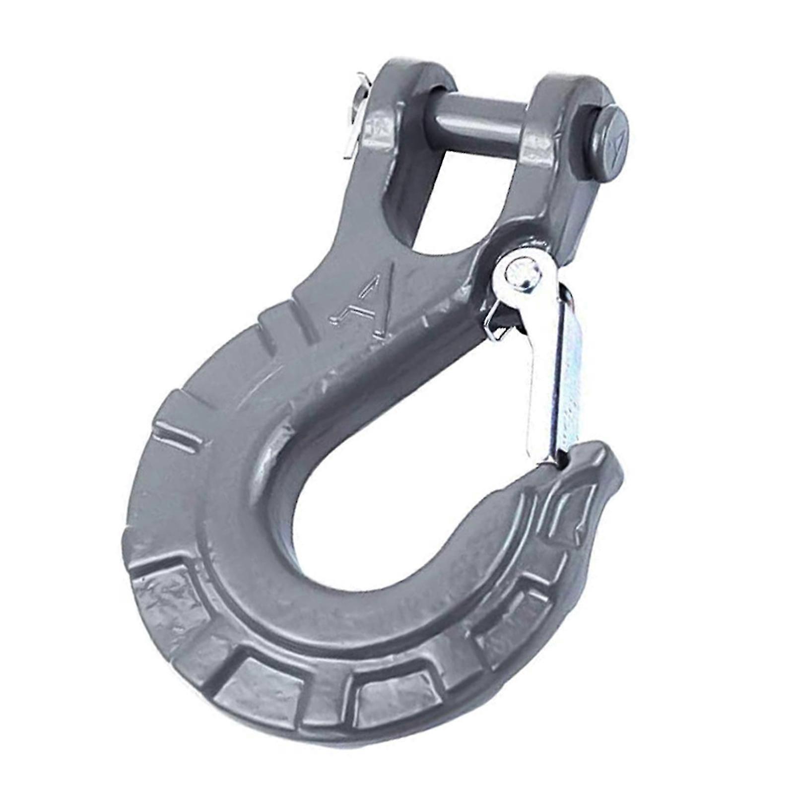 Clevis Slip Hook with Latches, 3/8Inch Grade 70 Drop Alloys Steel 6613lbs Loading for Tow Car Trailer)