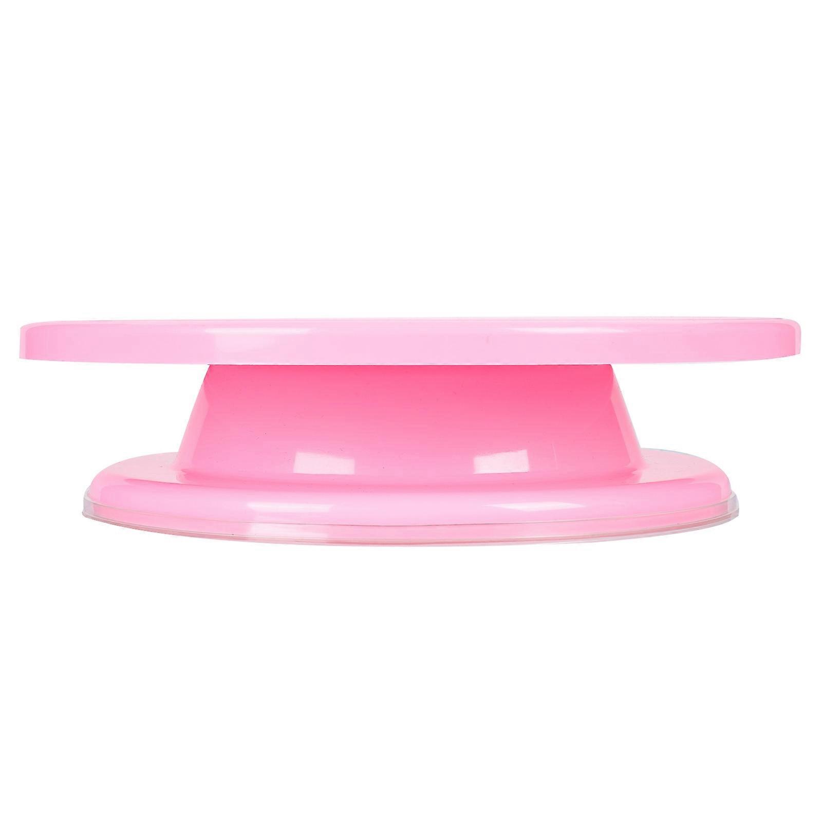 Cake Rotating Stand For Decorating Food Grade PP Material 11.00x11.00x2.75inch Baking 1Pc