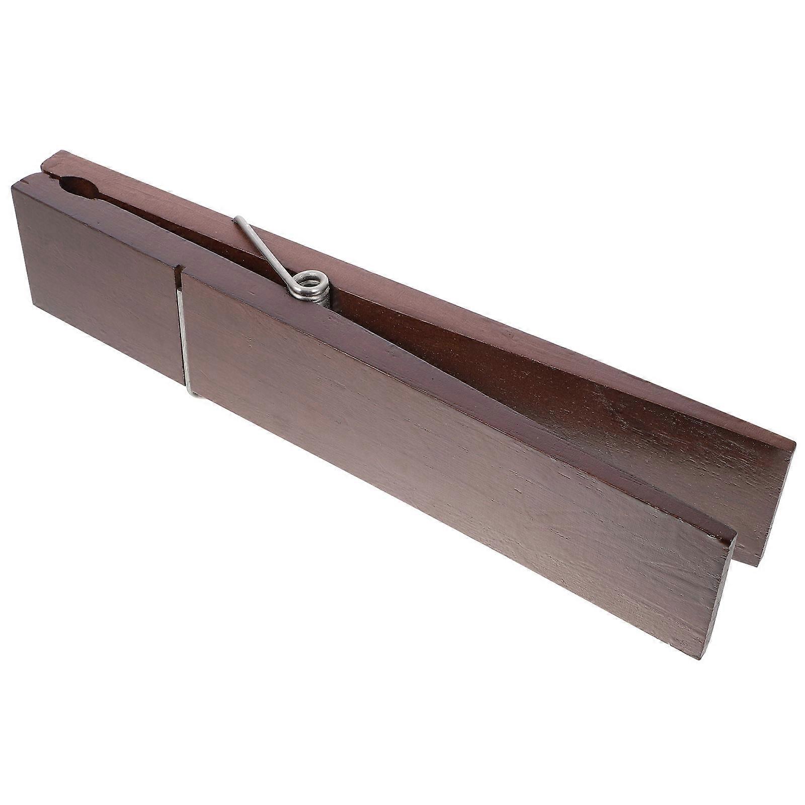 Brown Large Clothespin Towel Clip for Wall Mounting Storage Synthetic Material
