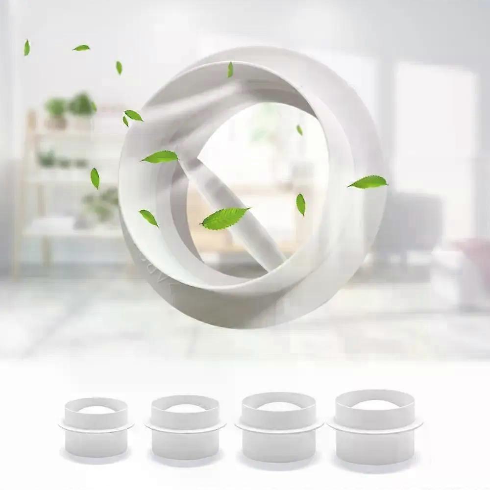 Pipe Check Valve Air Duct Check Ventilation Valve Pipe Draft Blocker Plastic Exhaust Fan Hose Proof Valve Durable Home Hardware