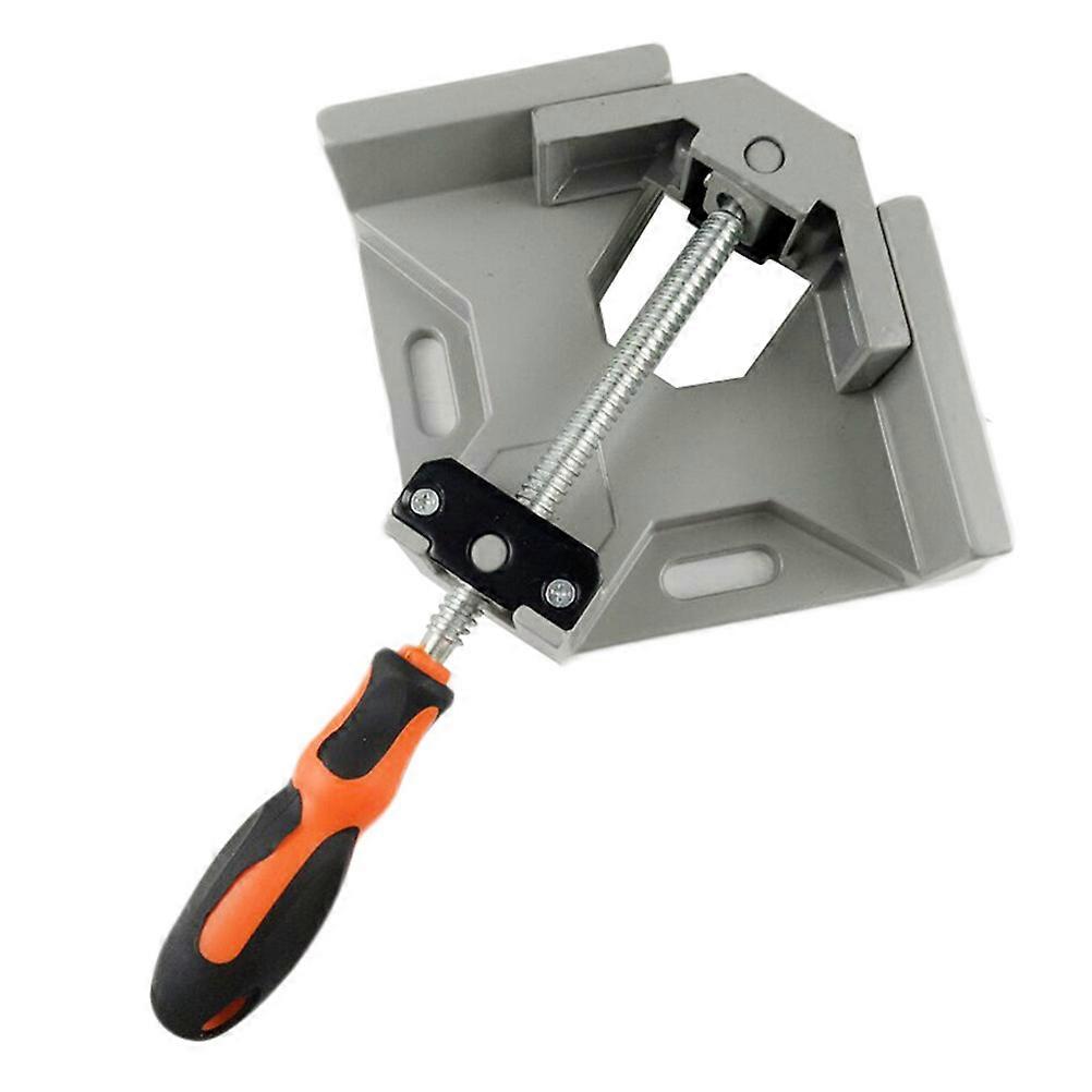 Single Handle Right Angle Clamp Aluminum Alloy for Workshop Use DIY Projects 22 x 25 x 6 cm Vise Functionality 1Pcs