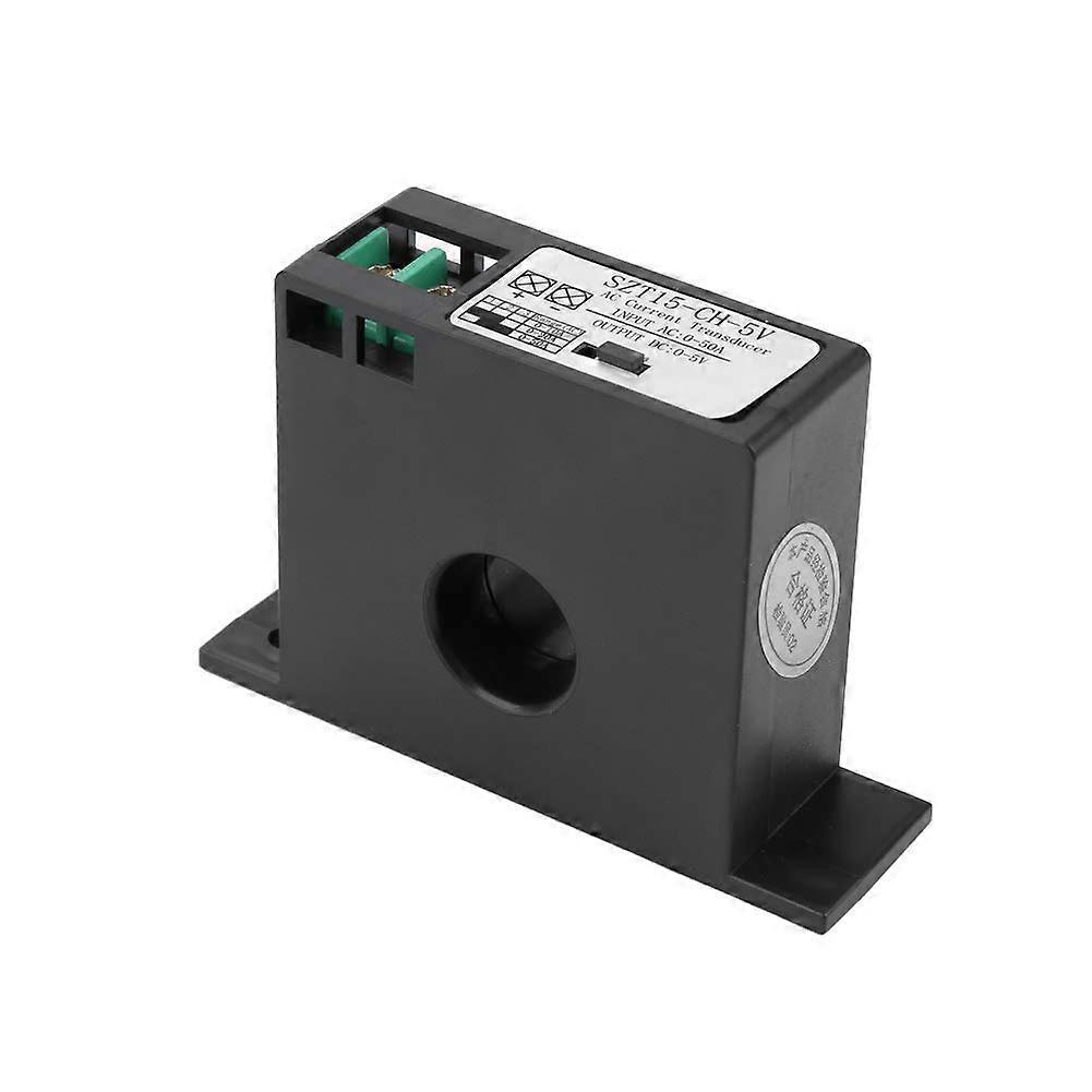 SZT15CH5V AC Power Transmitter Signal Isolator Current Transformer Hall Sensor 050A to DC 05V Converter