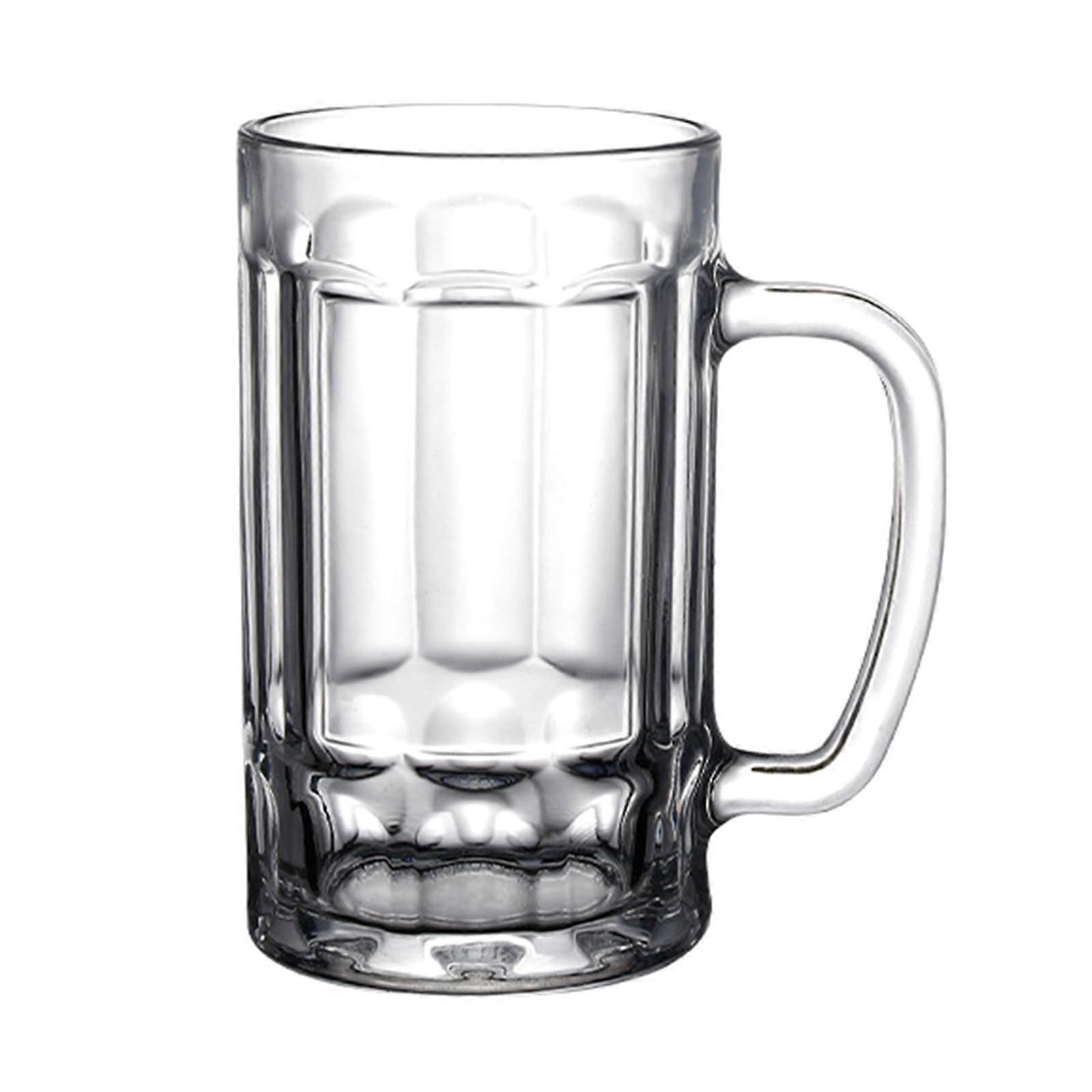 Unbreakable Beer Mugs With Handle, PC Material, Reusable Water Tumblers, Drinking Cups For Kitchen