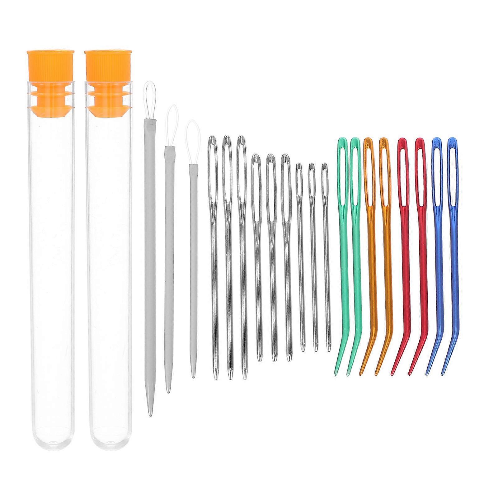 Iron Sewing Needles Assorted Color For Handicraft Enthusiasts 1Set