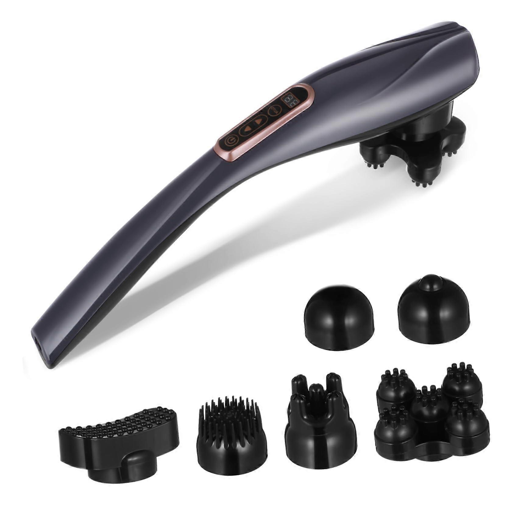 Handheld Massager Electric Back Massager With Modes For Neck Shoulders And Legs Dolphin Shaped Design With Display