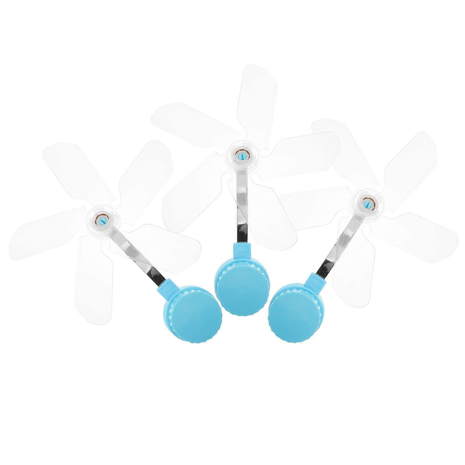 Air Conditioning Air Guide Plate Deflector Fan Prevent Direct Blowing for Home Use Sky Blue Rectangular Shape 3Pcs