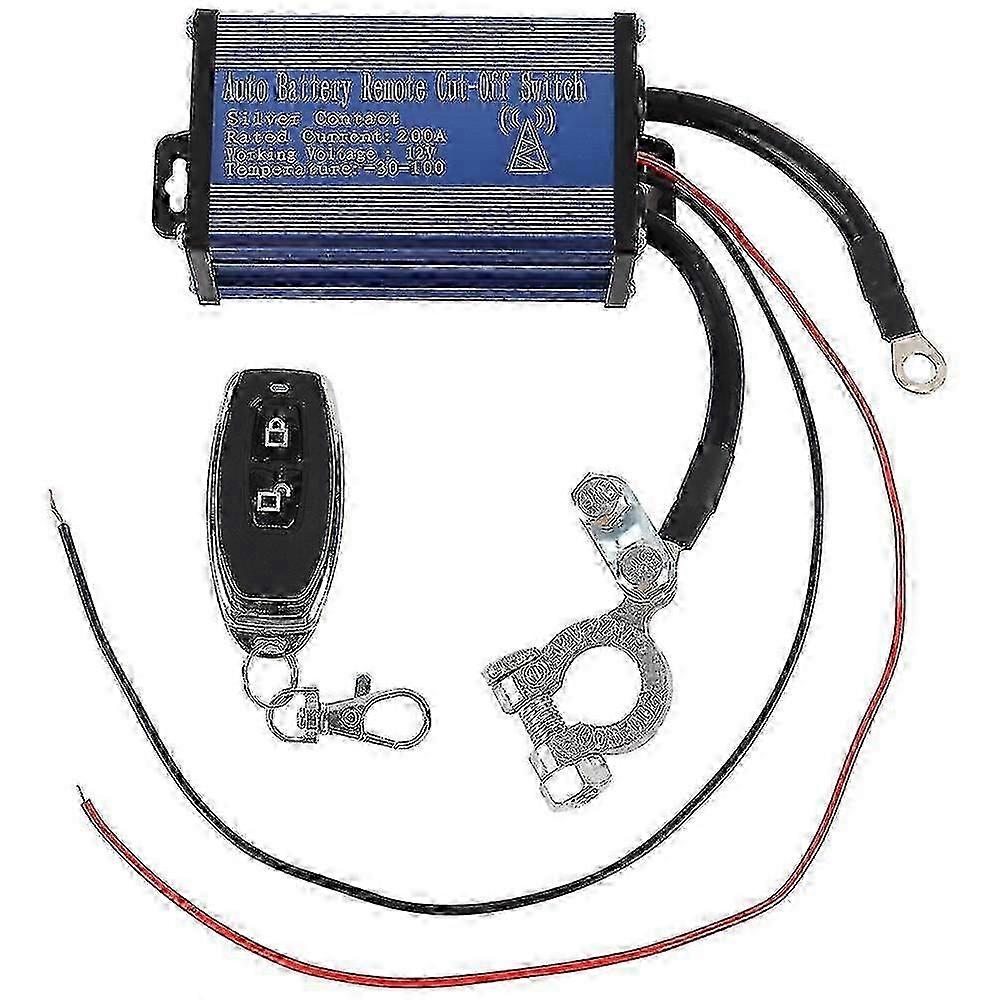 Wireless Remote Car Battery Isolator Switch with Master Cut-Off Functionality