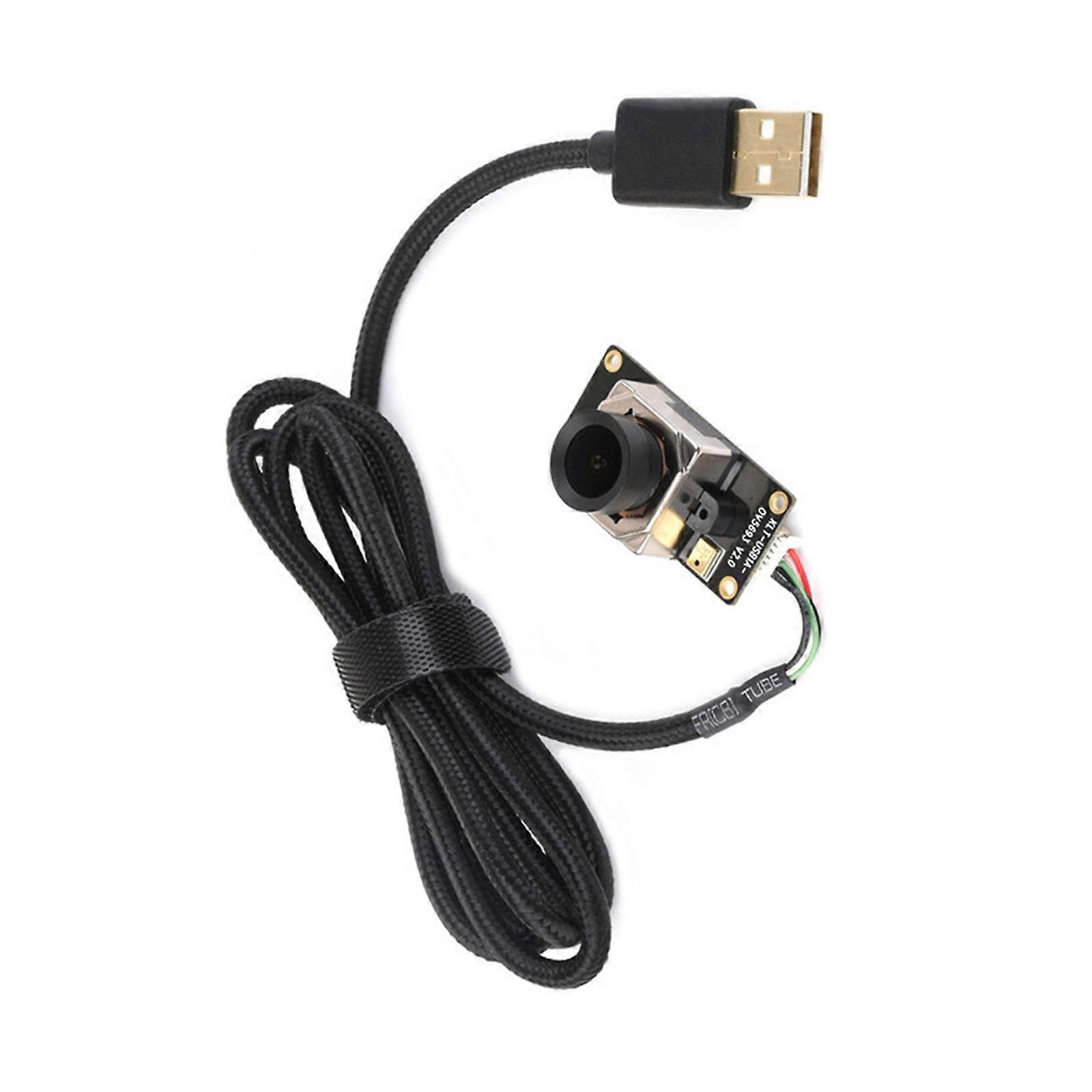 Webcam Module OV5693 5MP USB2.0 1080P 30hz USB Camera Module Cable Clear Recording and Auto Focusing Multicolor