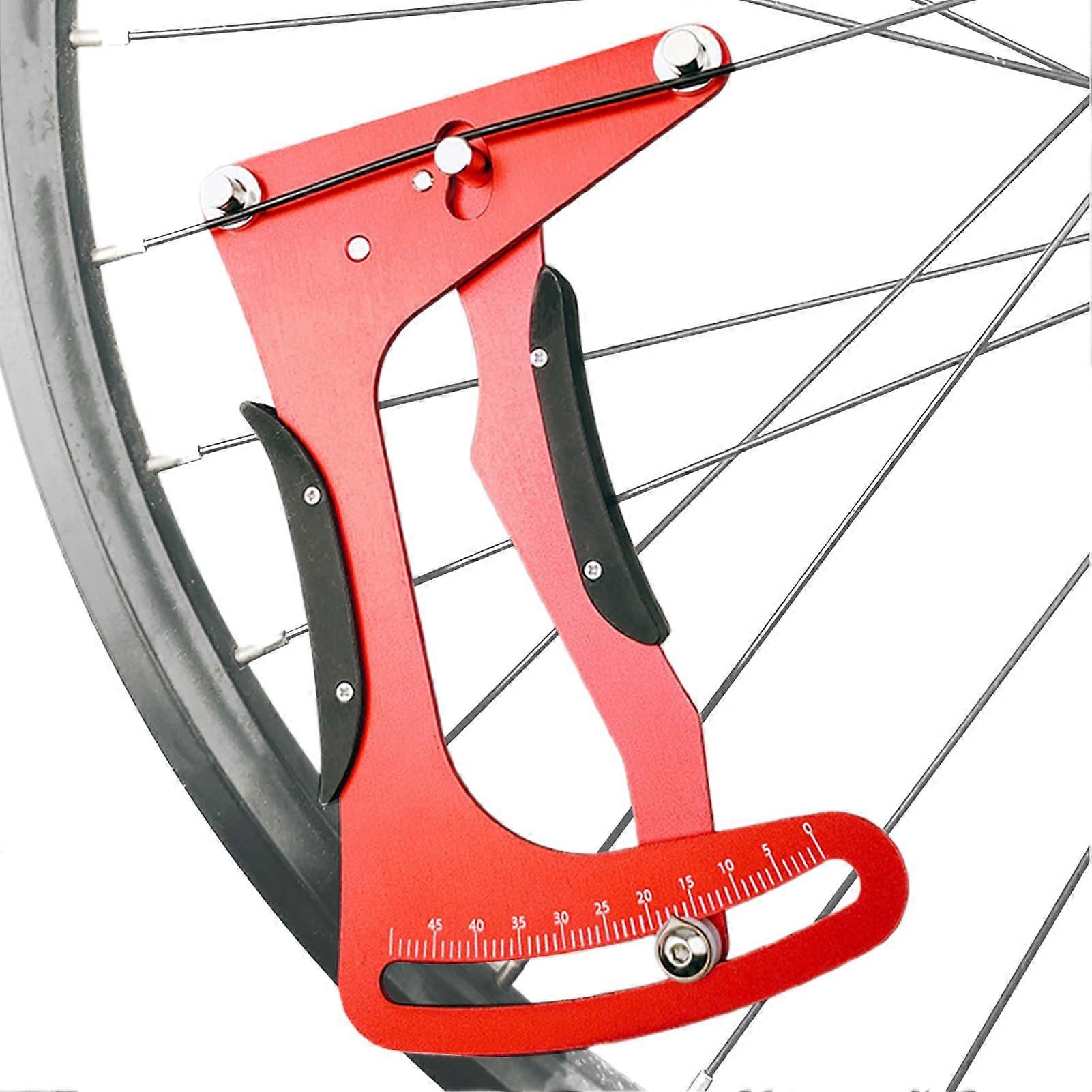 Spoke Tensioner With Display For Bicycle And Motorcycle Red Handlebar Alignment Accessories Wheel Maintenance And Repair