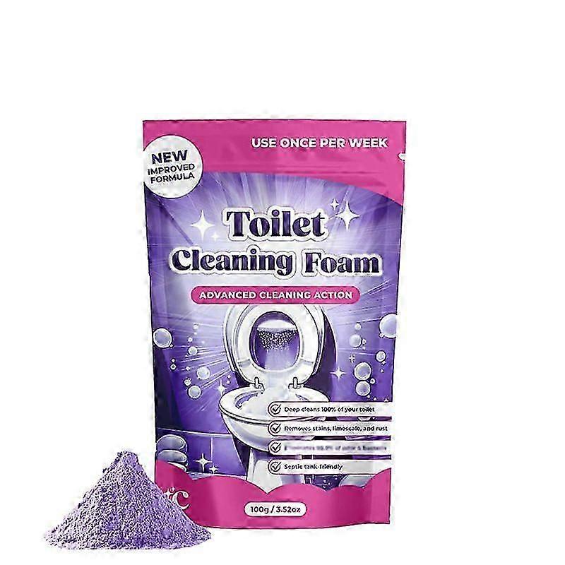 Fizzclean Toilet Cleaner, Fizz Clean Toilet Cleaning Foam, Insta-Action Fizzclean Foam for a Radiantly Clean Toilet Without Effort, Eliminates Stains