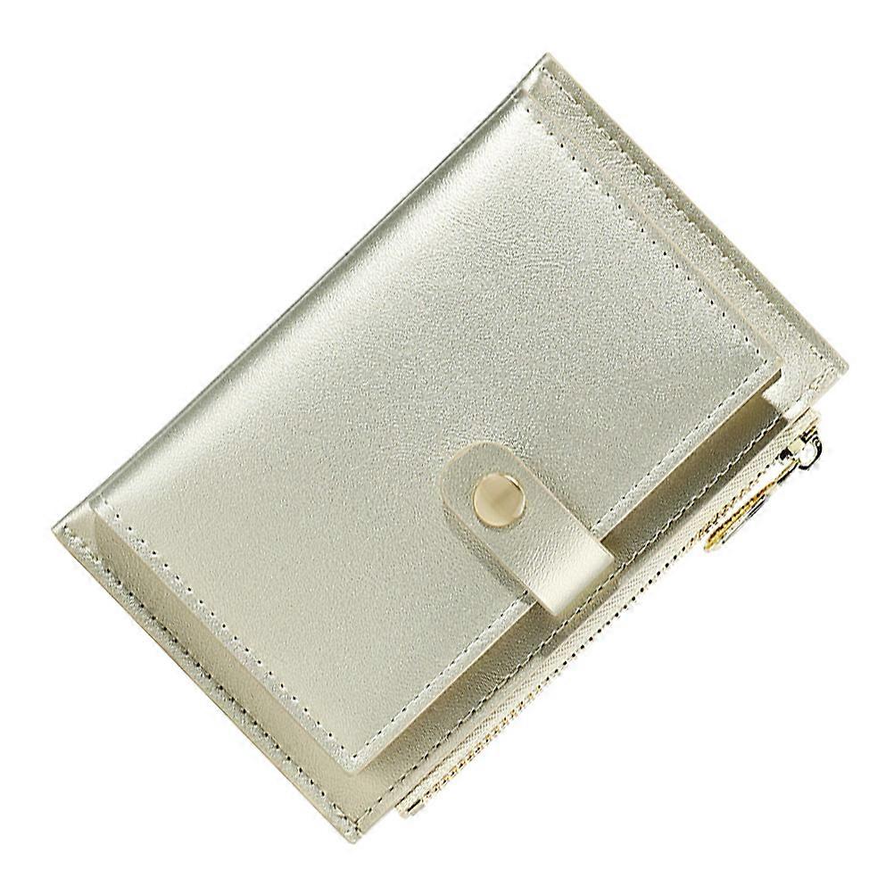 Golden Coin Wallet for Storage Made of PU Material Small and Lightweight Perfect Women