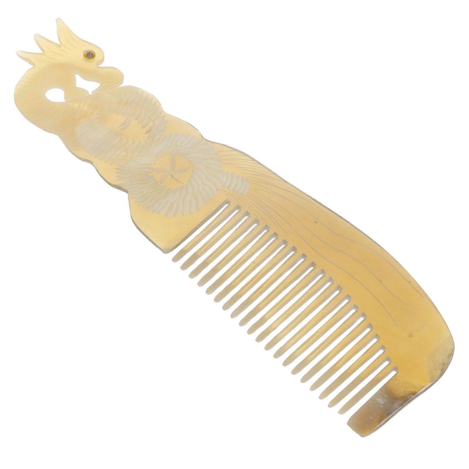 Anti Static Natural Comb Comb for Women Thick Curly Wavy Hair Scalp Massaging 1Pack