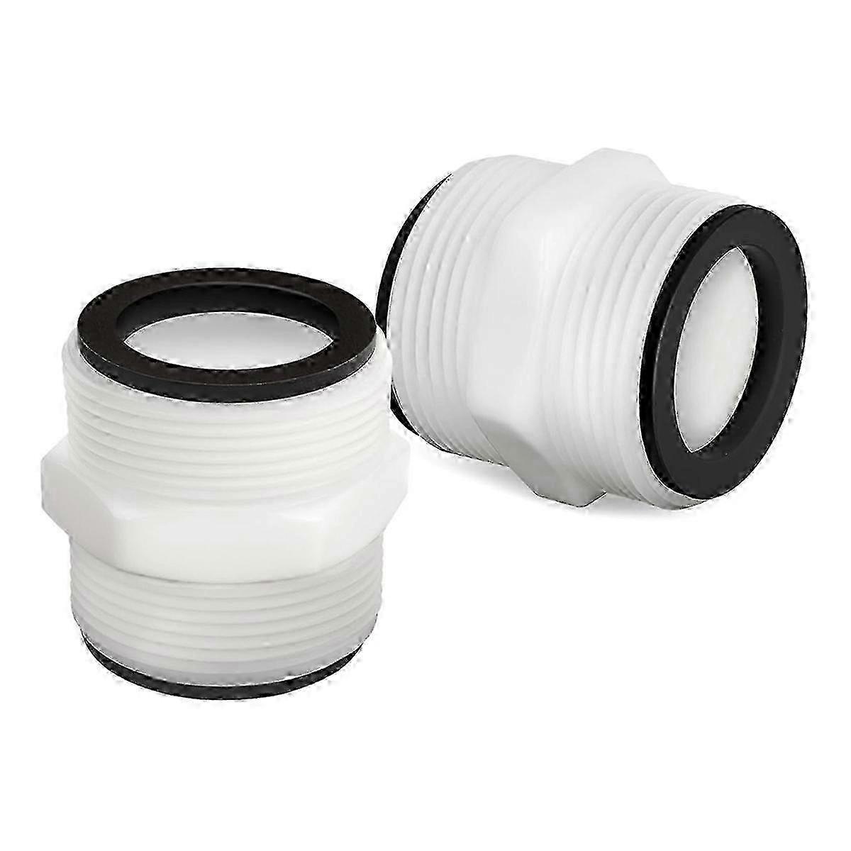 2 pack pool hose adapter 1.5 inch for intex coleman -a p