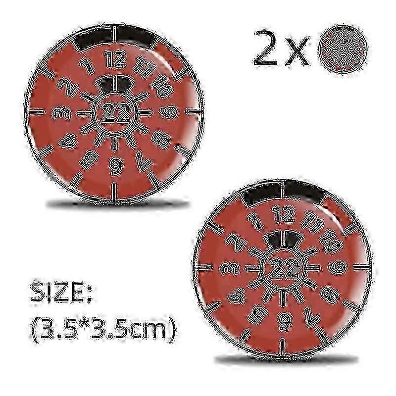 TUV Certified 3D Gel License Plate Decals 2Pcs GSLA E Set