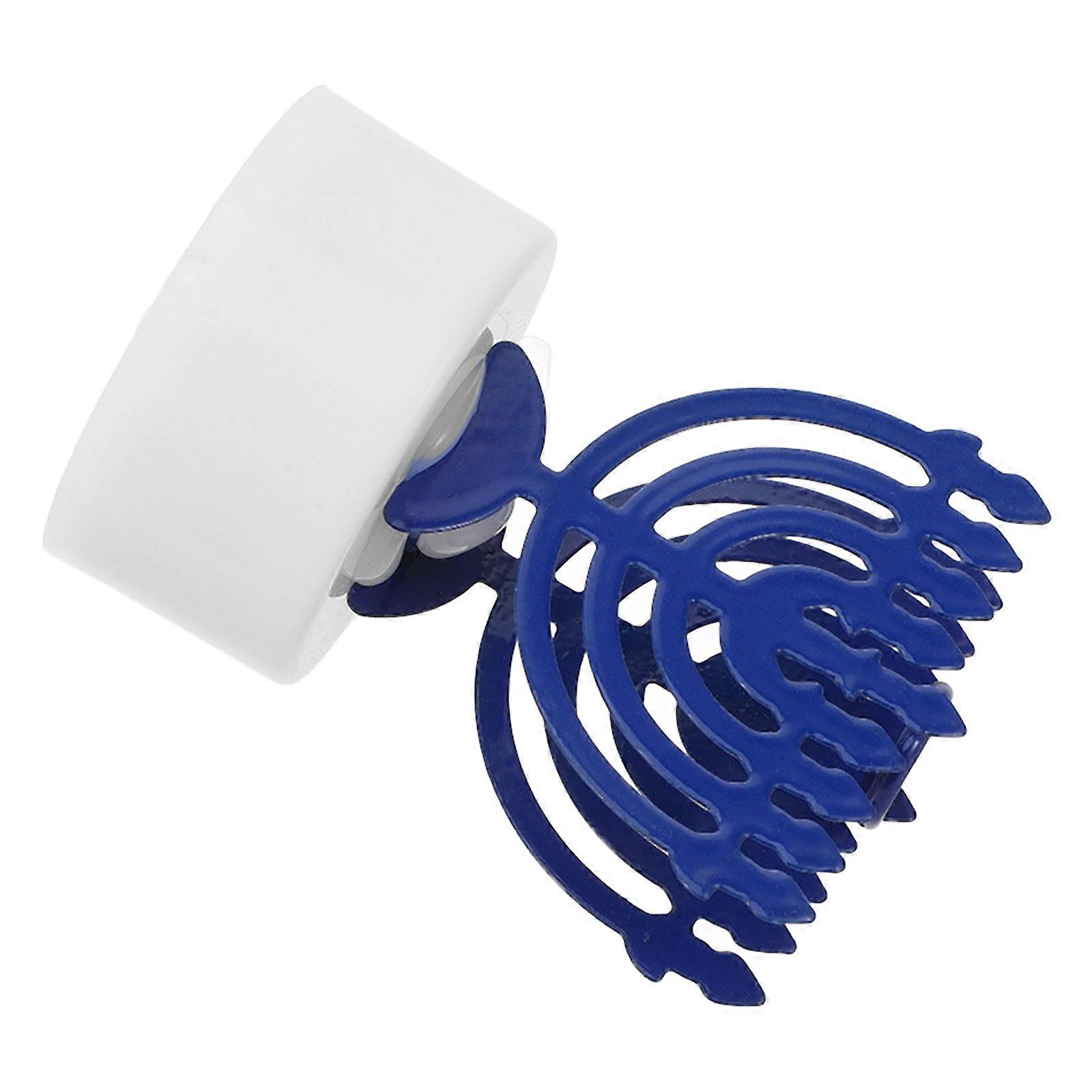 Blue LED Candle Lamp with Iron Base for Decor Creates Mesmerizing Flickering Effect Ideal for Home and Party 7.5 Inches