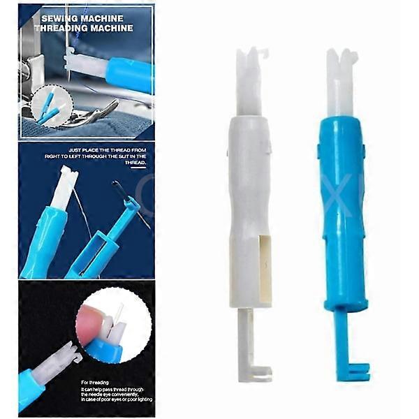 1pc Threader Sewing Tools Accessory White Automatic Sewing Machine Needle Device Needle Changer Lead Wire Threader Tool 5BB5444