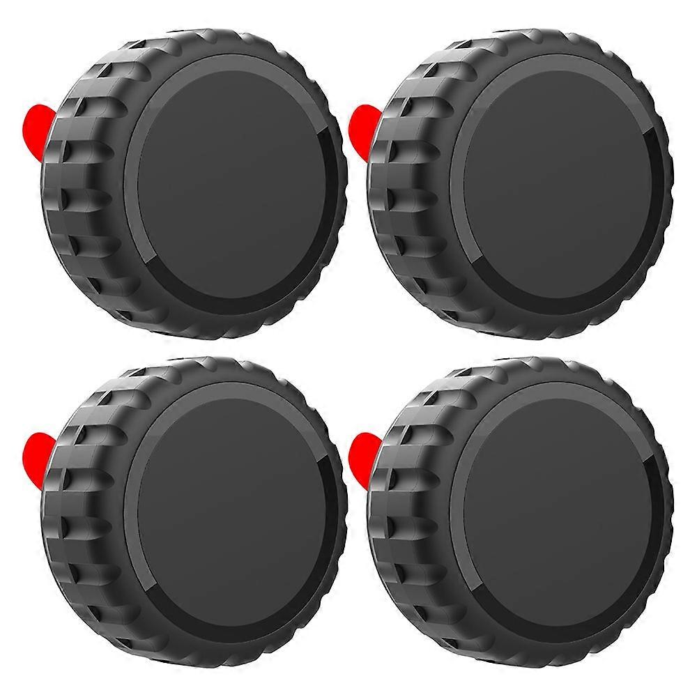 4Pcs For Apple AirTag Bluetooth-compatible Tracker Adhesive Waterproof PC Protective Case