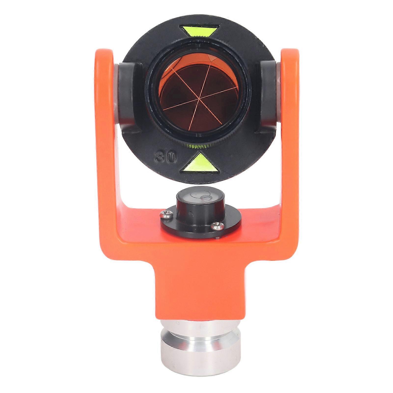 Mini Prism System Kit Reflector Heavy Duty Copper Coated for Total Station with S Hook Bracket for Engineering Survey 