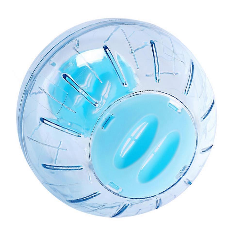 Blue Hamster Running Ball Toy Set for Pet Playing Sports Non-Slip Easy Clean Plastic 1 Pc