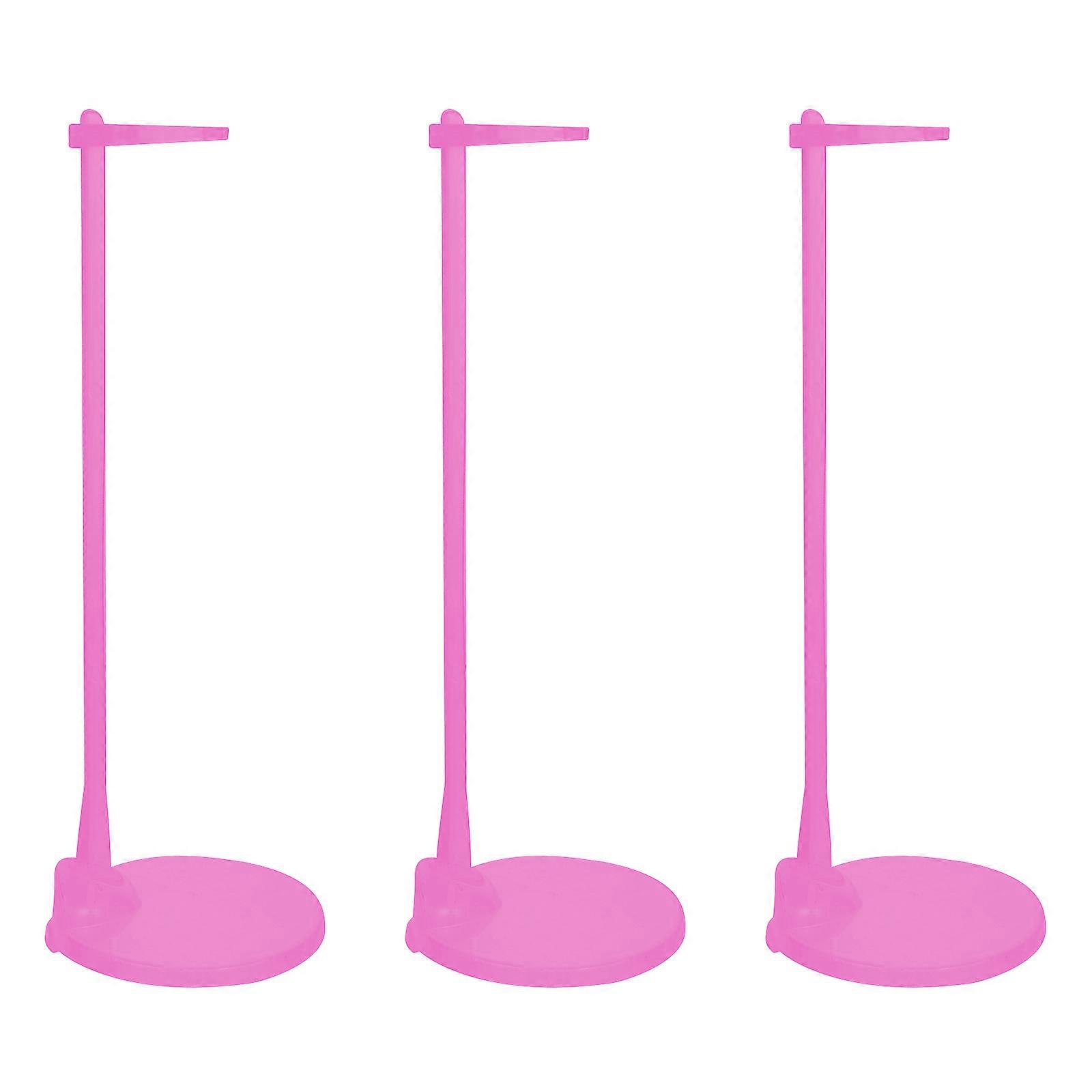Rosy Doll Display Rack Set for Storage Made of Durable PP Stands Steadily Ideal for Kids' Room