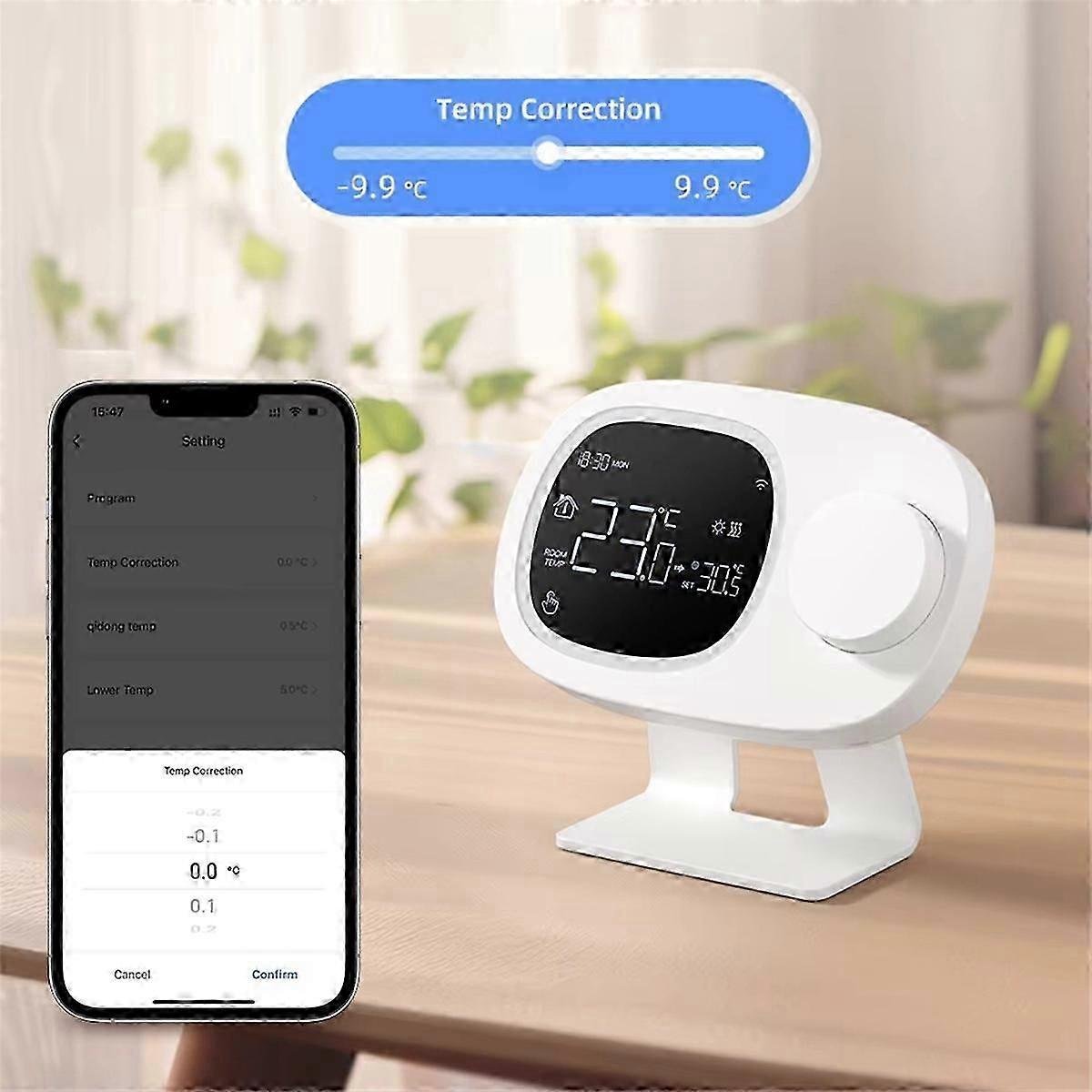 Tuya WiFi Smart Thermostat RF433 Water Gas Boiler Actuator Programmable Temperature Controller for A