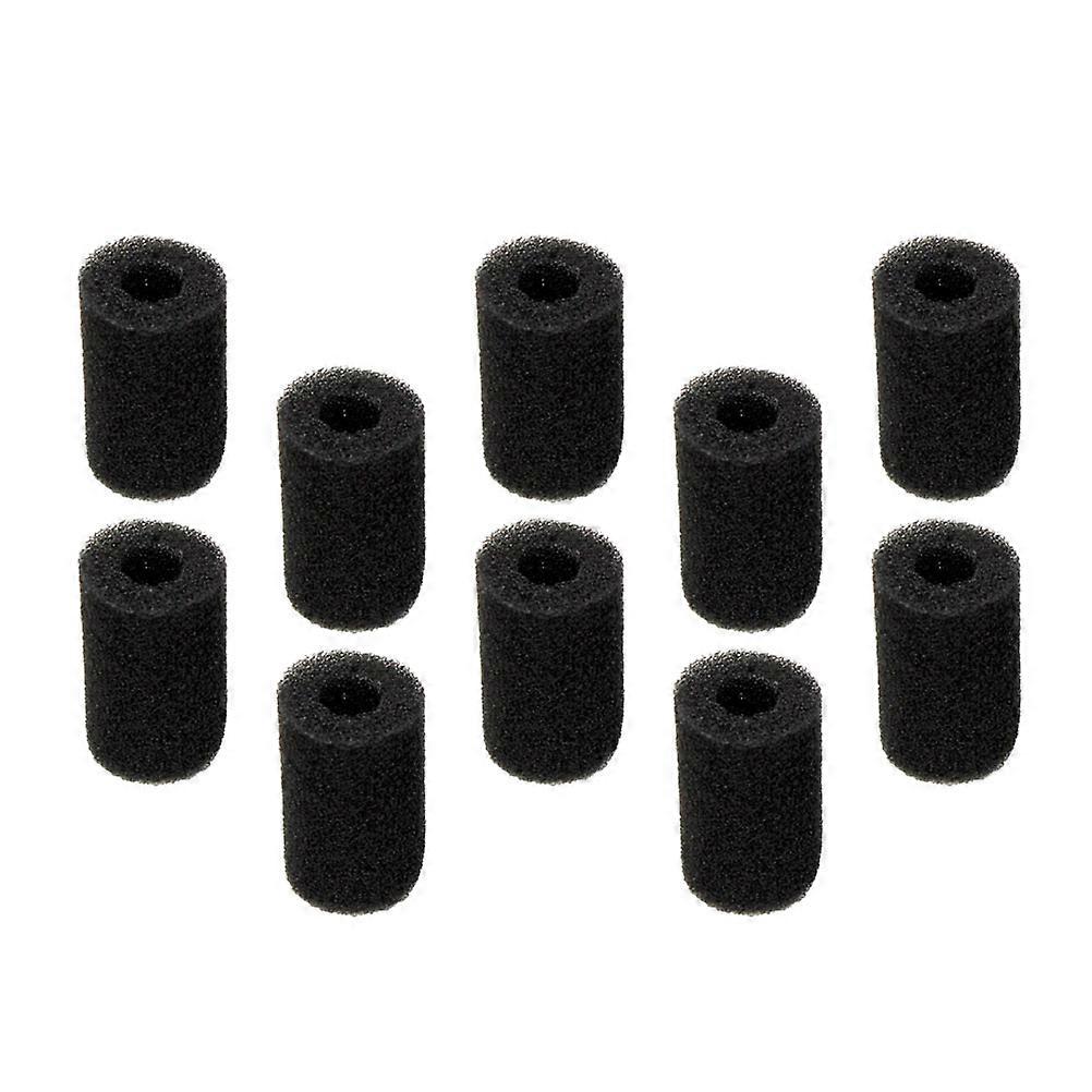 Aquarium Filter Inlet 10Pcs Reduce Clogging Protect Fish Marine Environment Black Color Easy To Use With Filtration