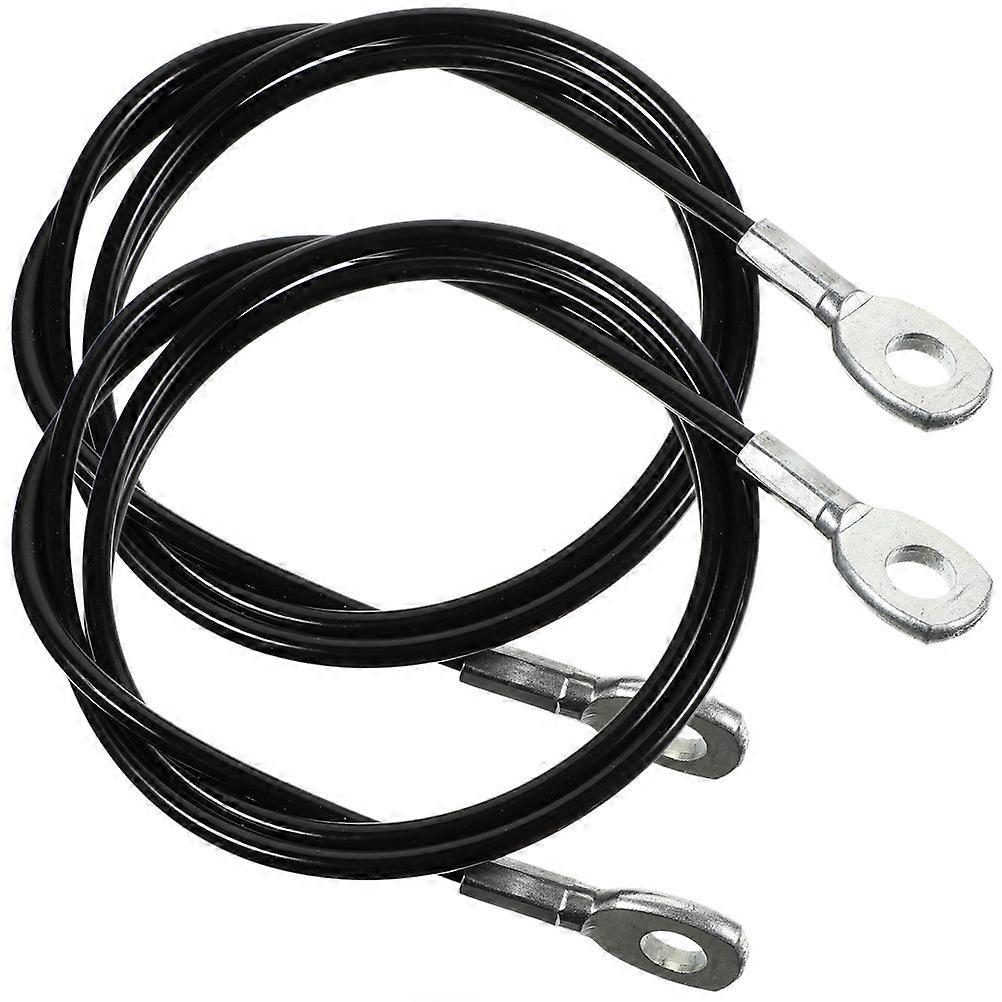 Reusable Replacement Cables For Home Workout Gym Training With Simple Design 2Pcs Steel Cable