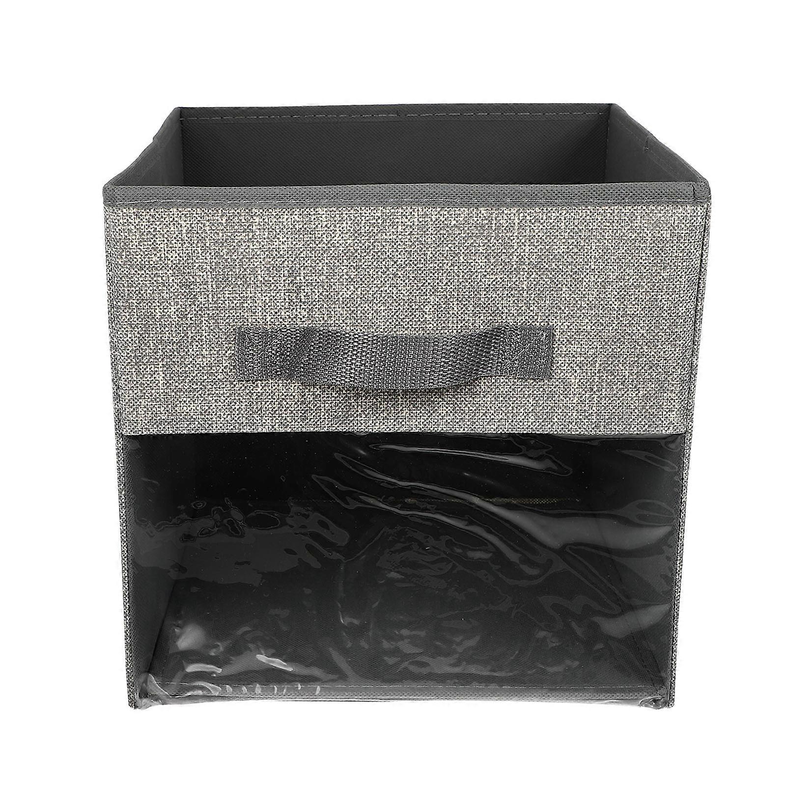 Folding Wardrobe Storage Box With Clear Window Home Use Storage Solution For Closet Organization 1Pcs