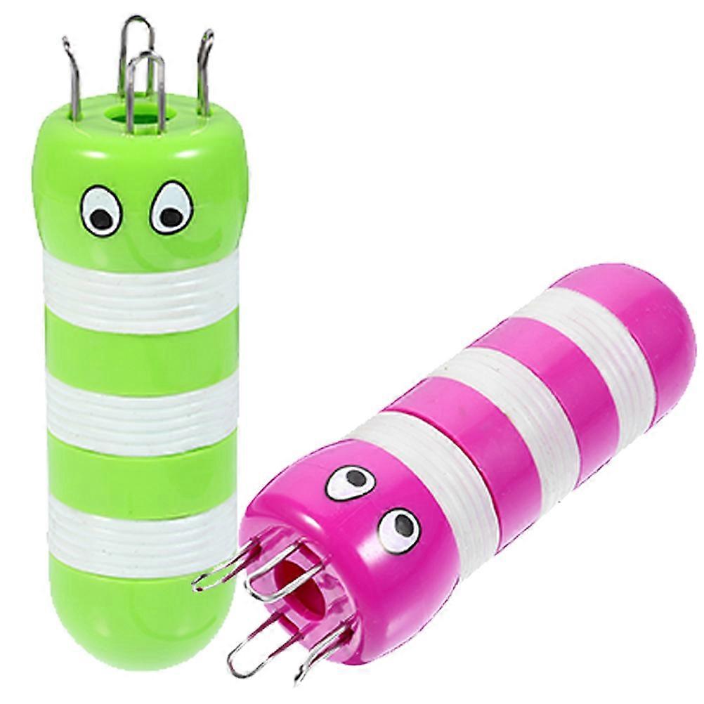 2pcs DIY Yarn Knitter Professional Weaving Spool Loom Wool Tool