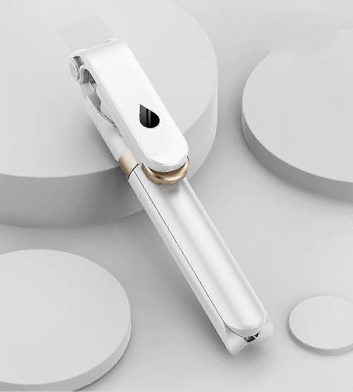 ポータブル写真サポート用の三脚とBluetoothリモコンを備えた調整可能な自撮り棒