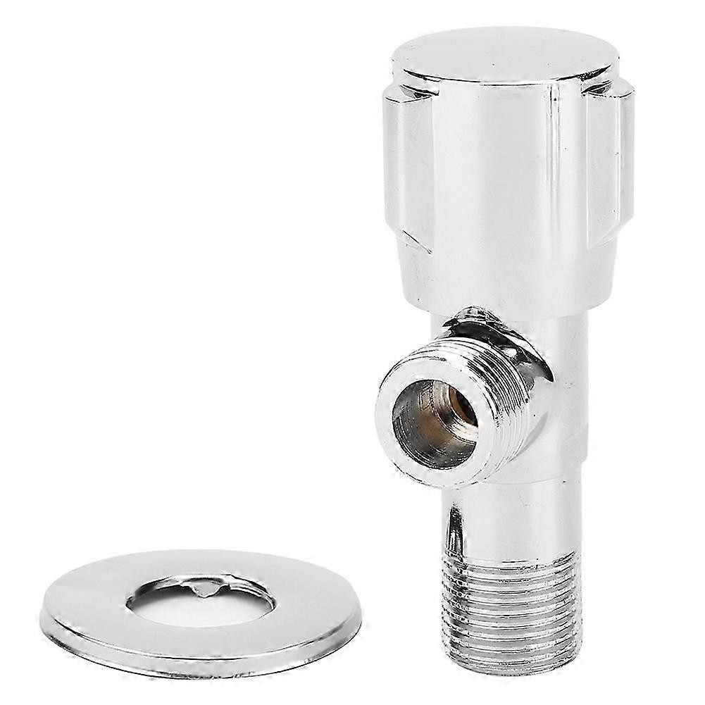 Copper G1/2in Thread Triangular Angle Valve | Bathroom Kitchen Water Stop Accessories