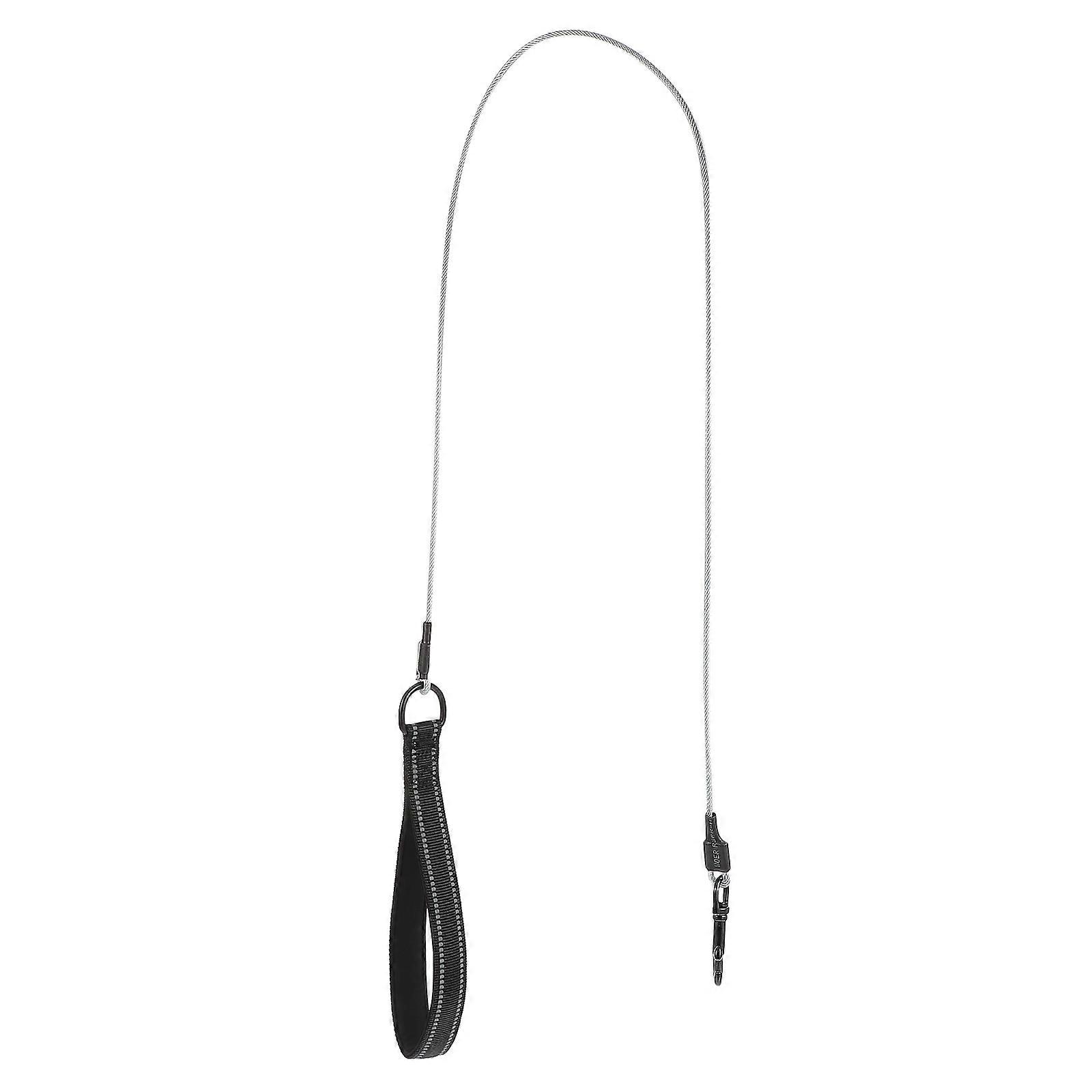 Wire Dog Leash with Alloy Buckle for Pet Use Lightweight Portable and Durable up to 1 2m