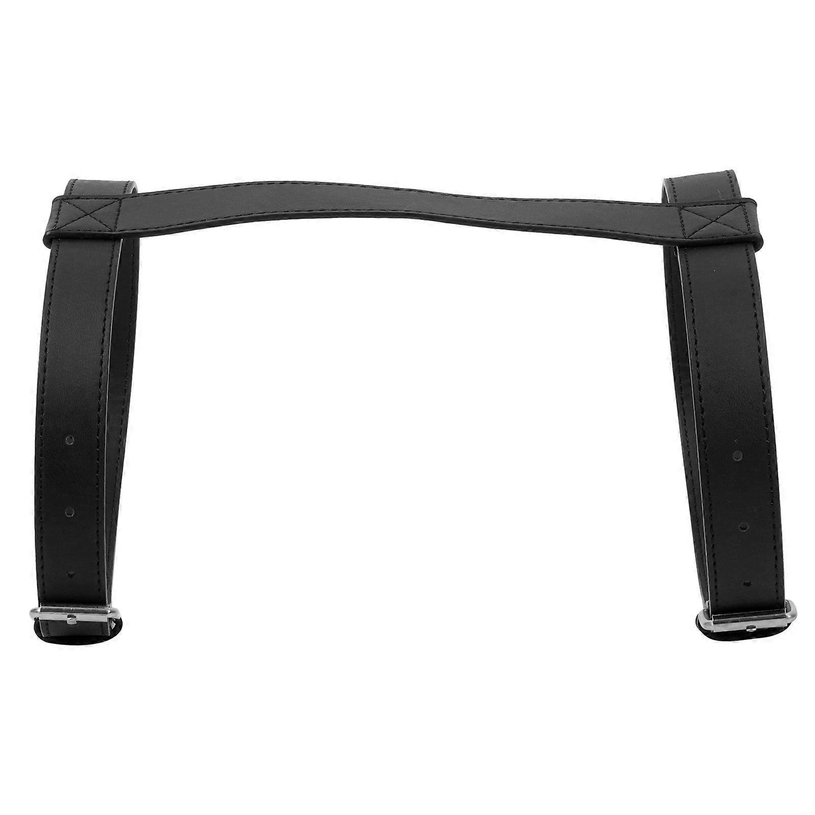 Outdoor Carrying Strap Black Versatile Usage PU for Fixing Camping Supplies