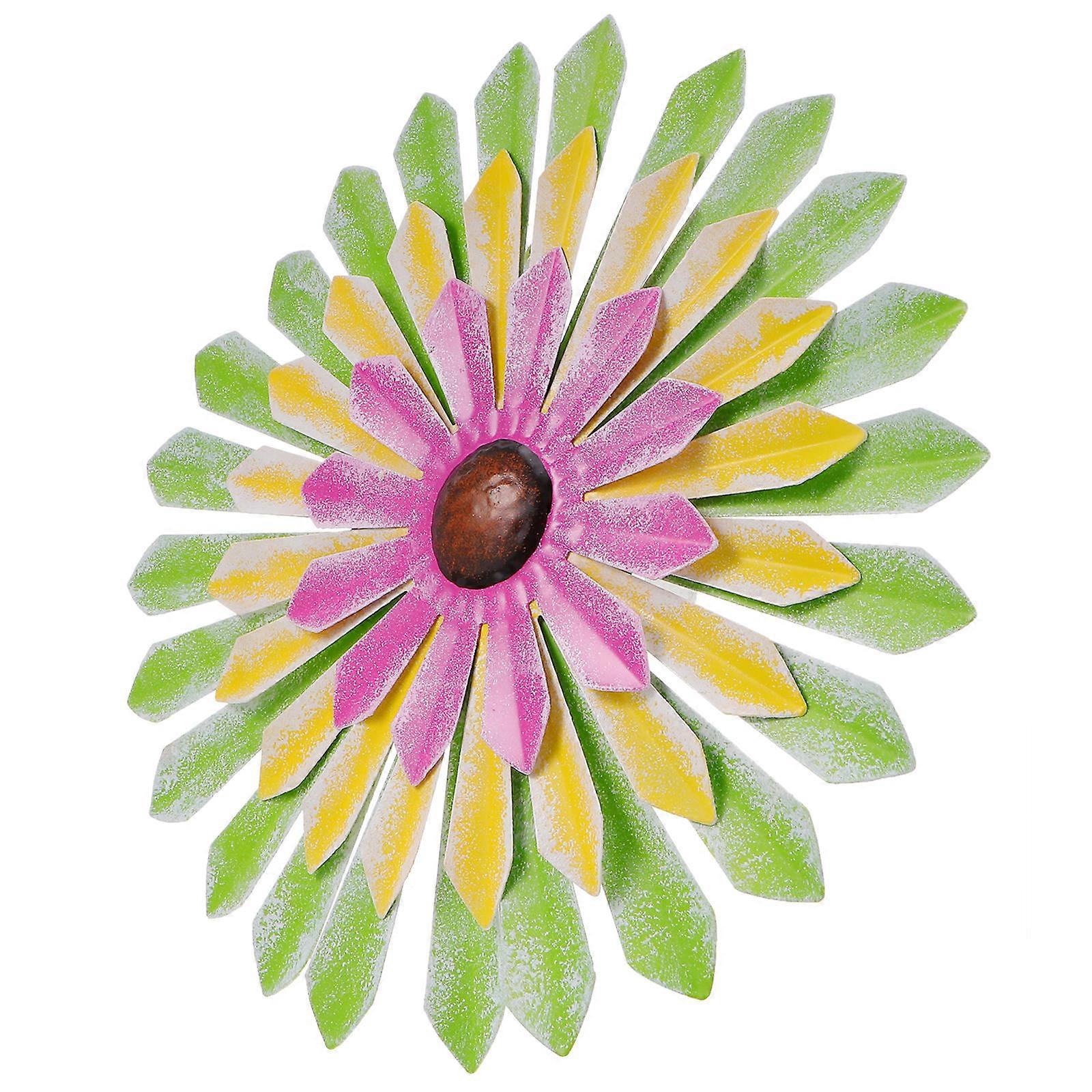 Iron Flower Wall Decor Wall Hanging Pendant For Kitchen And Yard Decoration Made Of High Grade Iron In One Pcs
