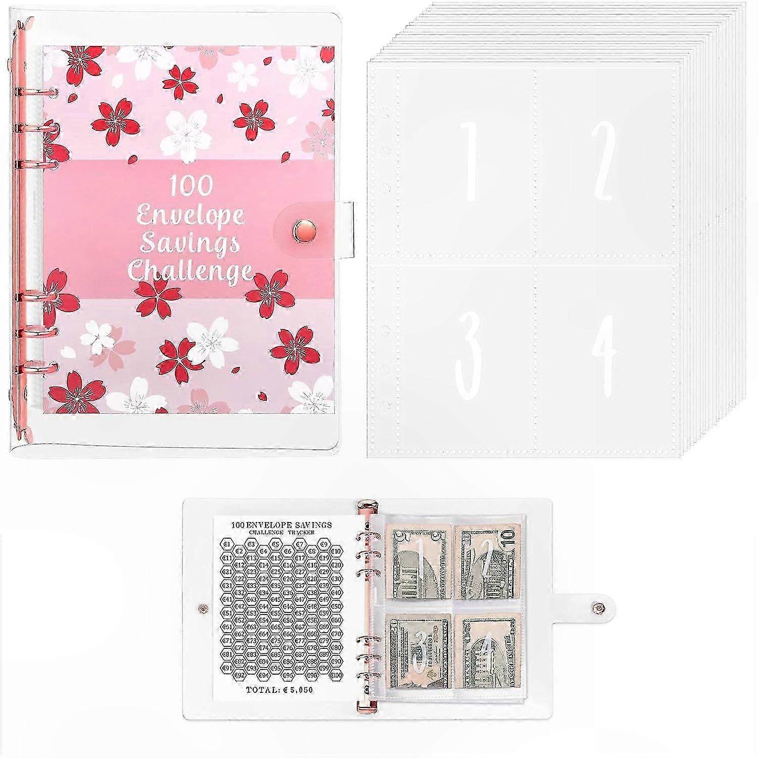 Pink A5 Ring Binder Planner Organizer Notebook Journal