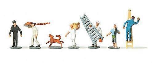 Merten MRT0272258 Working People (6) Figure Set N (1/148 - 1/160) Figures [N] Scale model