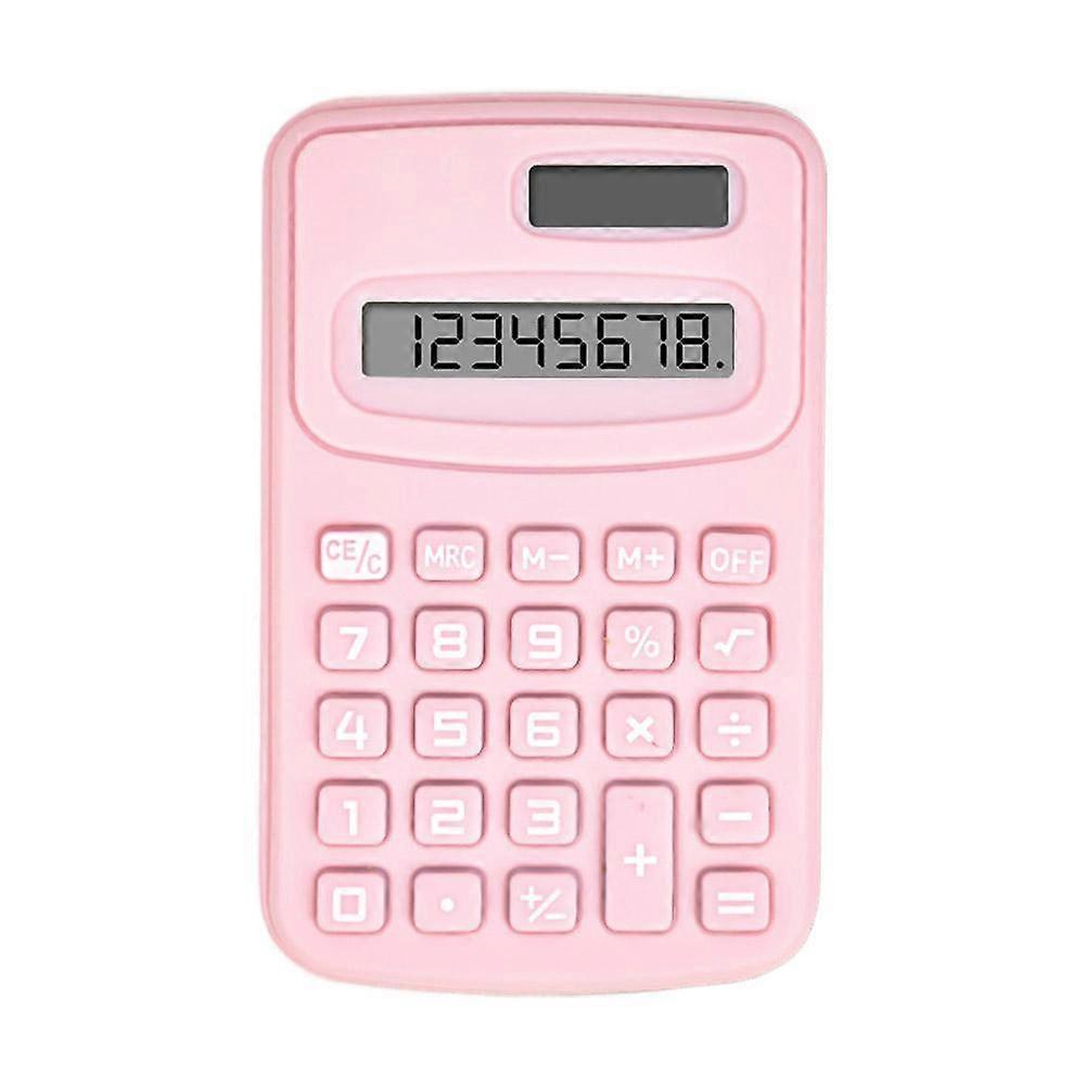Digit Calculator Solid Color Mini Portable Student Gift School Office Supply