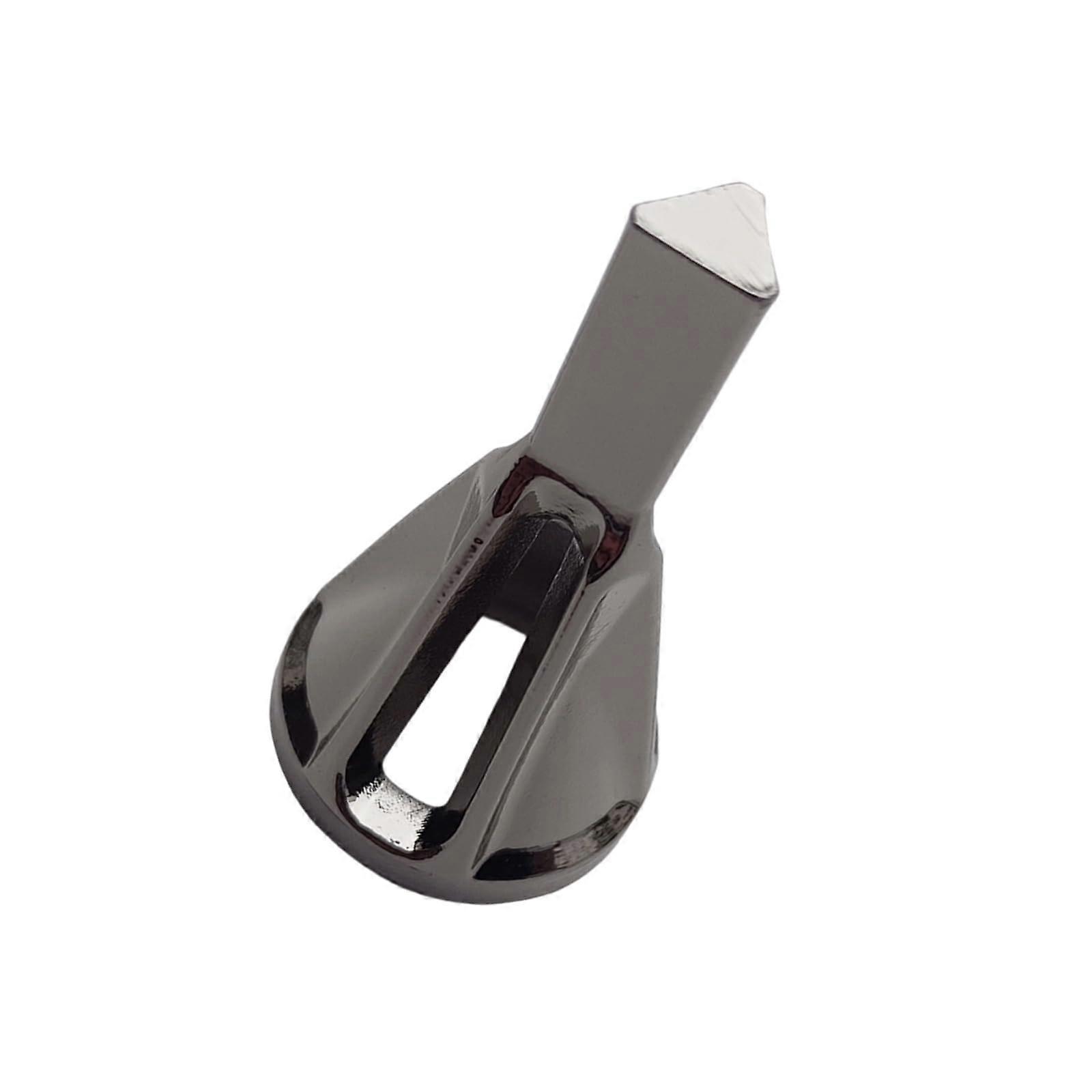 Precision Deburring Tool for Metal and Wood - Efficient Chamfering, Triangle Grooves, Durable Alloy Construction, Silver Finish