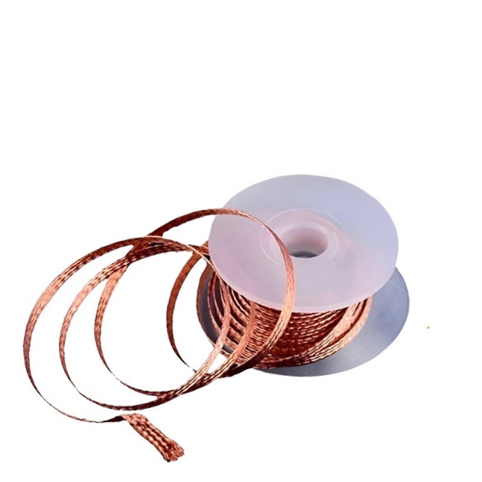 Desoldering Braid Copper Desoldering Wick, 1.0-3.5 mm, 2.0 m x 3.0 mm, Solder Wick For Electronics
