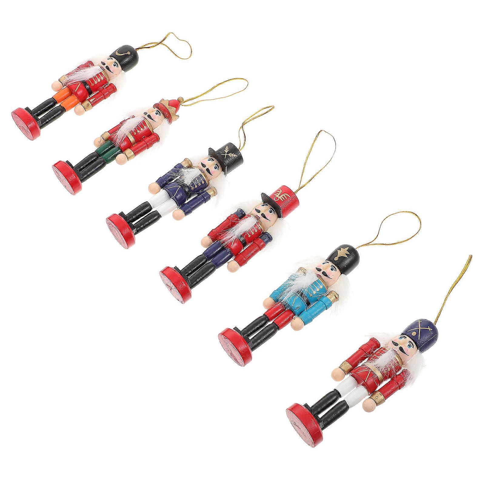 الدمية الخشبية الديكور الجندي شخصية احتفالات حزب متنوعة الألوان الأطفال 5 قطع