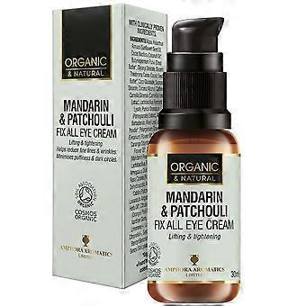 Amphora Aromatics Mandarin Patchouli Fix All Eye Cream COSMOS 30ml - 3-pakning